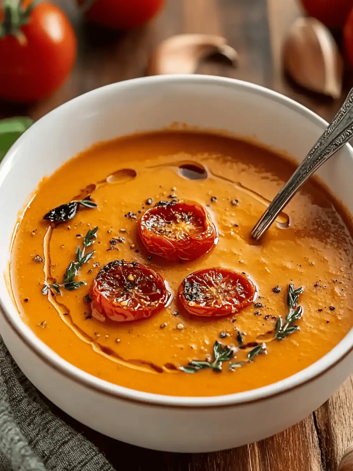 Irresistible Creamy Roasted Garlic Tomato Soup Recipe Delight 2 Creamy Roasted Garlic Tomato Soup
