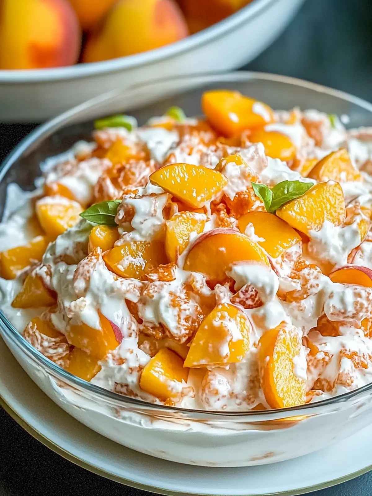 Millionaire Peach Salad