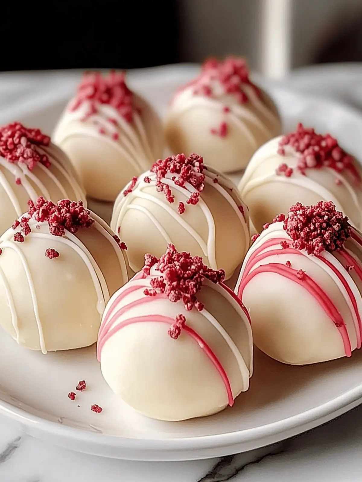 Indulge in Strawberry Cheesecake Truffle Balls Bliss 2 Strawberry Cheesecake Truffle Balls