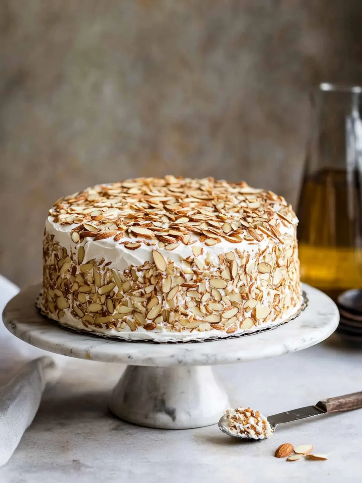 Toasted Almond Cream Cake