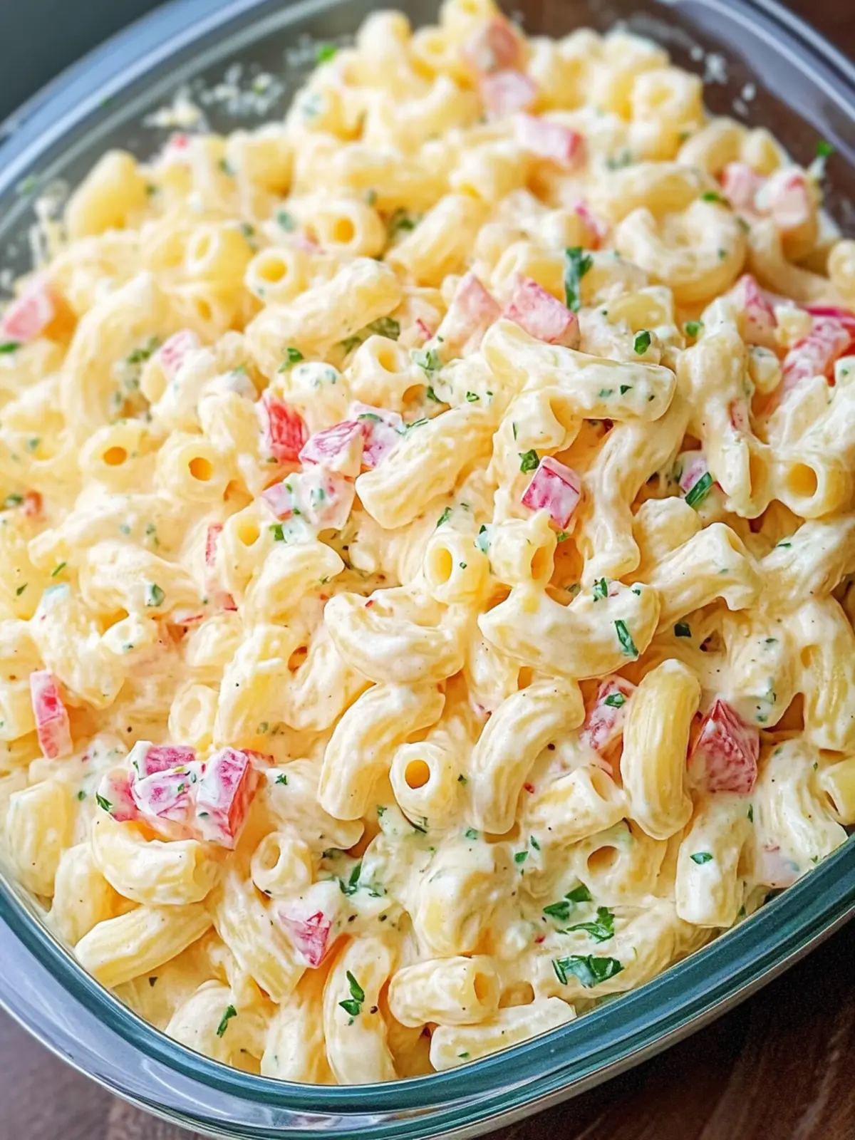 Creamy Cheddar Sour Cream Macaroni Salad You ll Love 4 Cheddar Sour Cream Macaroni Salad