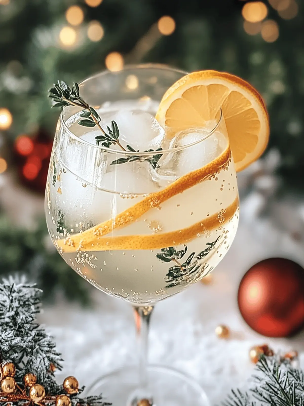 Winter Wonderland Gin and Tonic