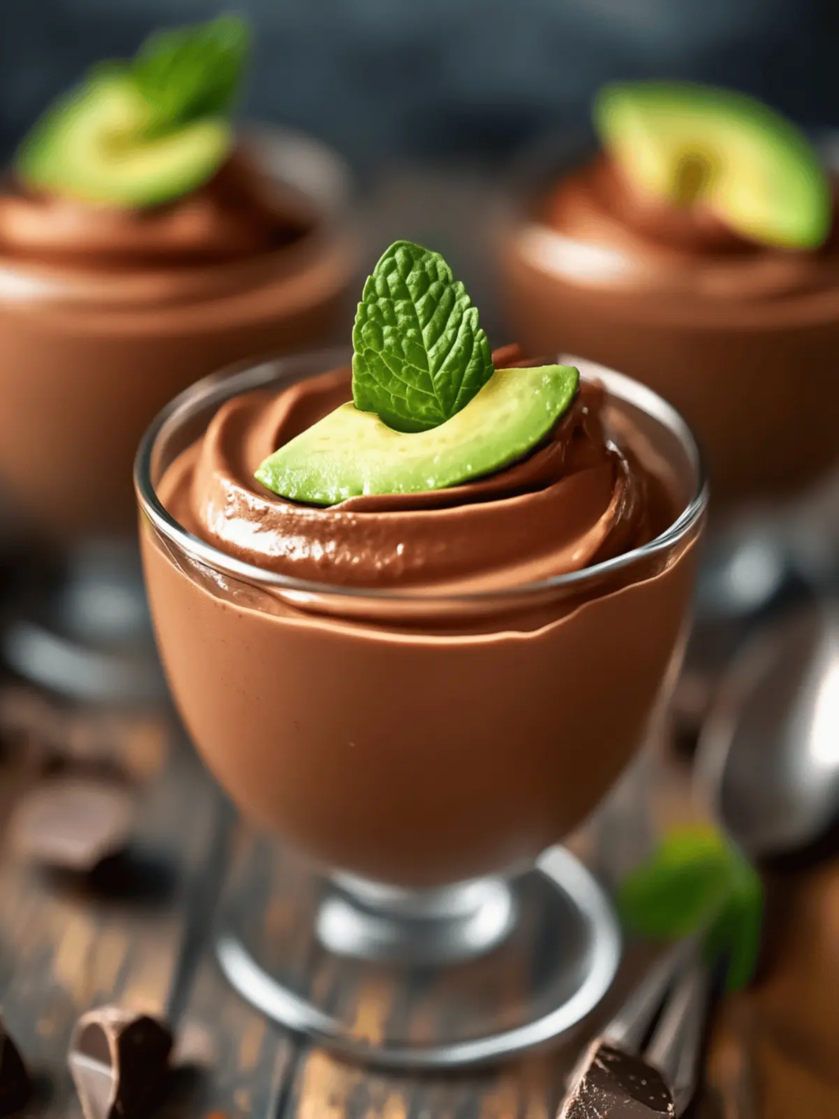 Chocolate Avocado Mousse