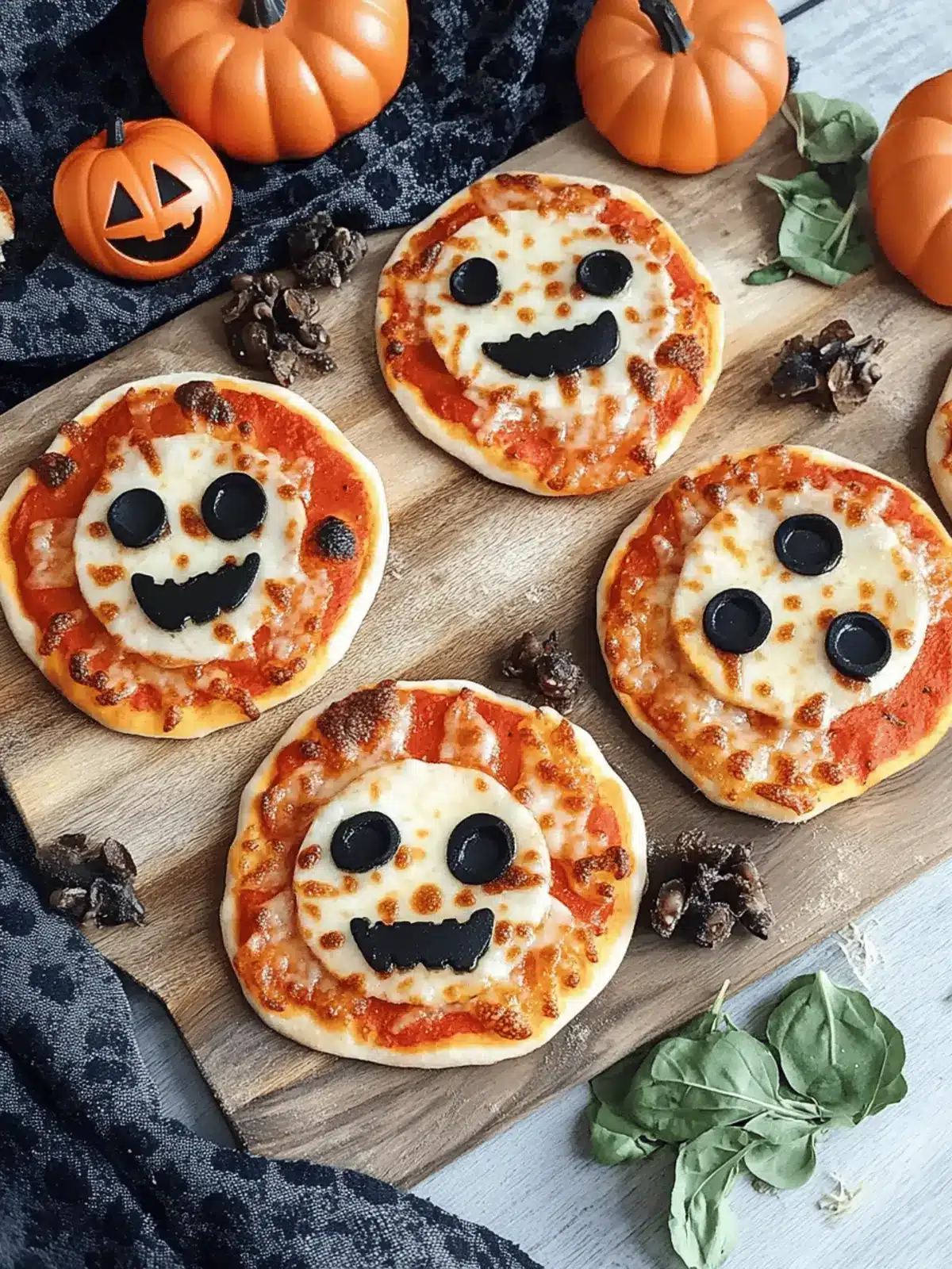 Halloween Mini Pizzas: Fun Family Treats for Spooky Celebrations 2 Halloween Mini Pizzas