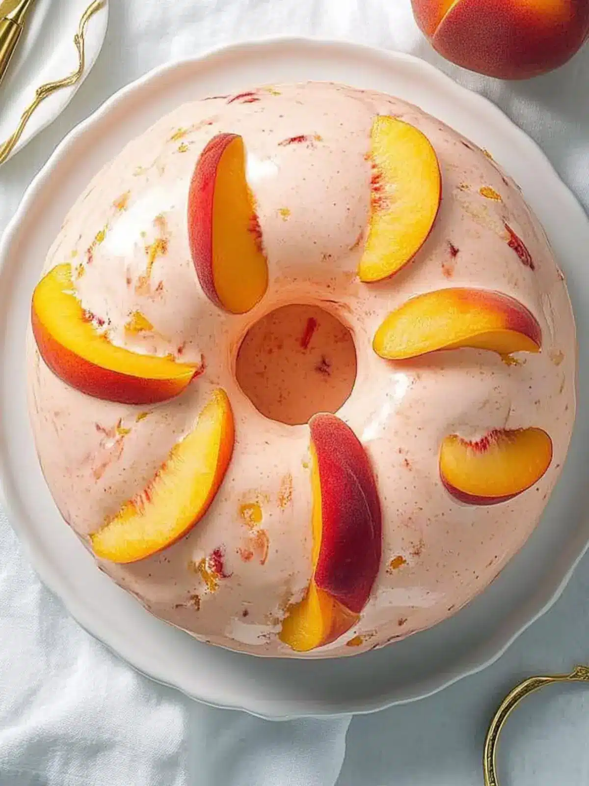 Peach Bavarian