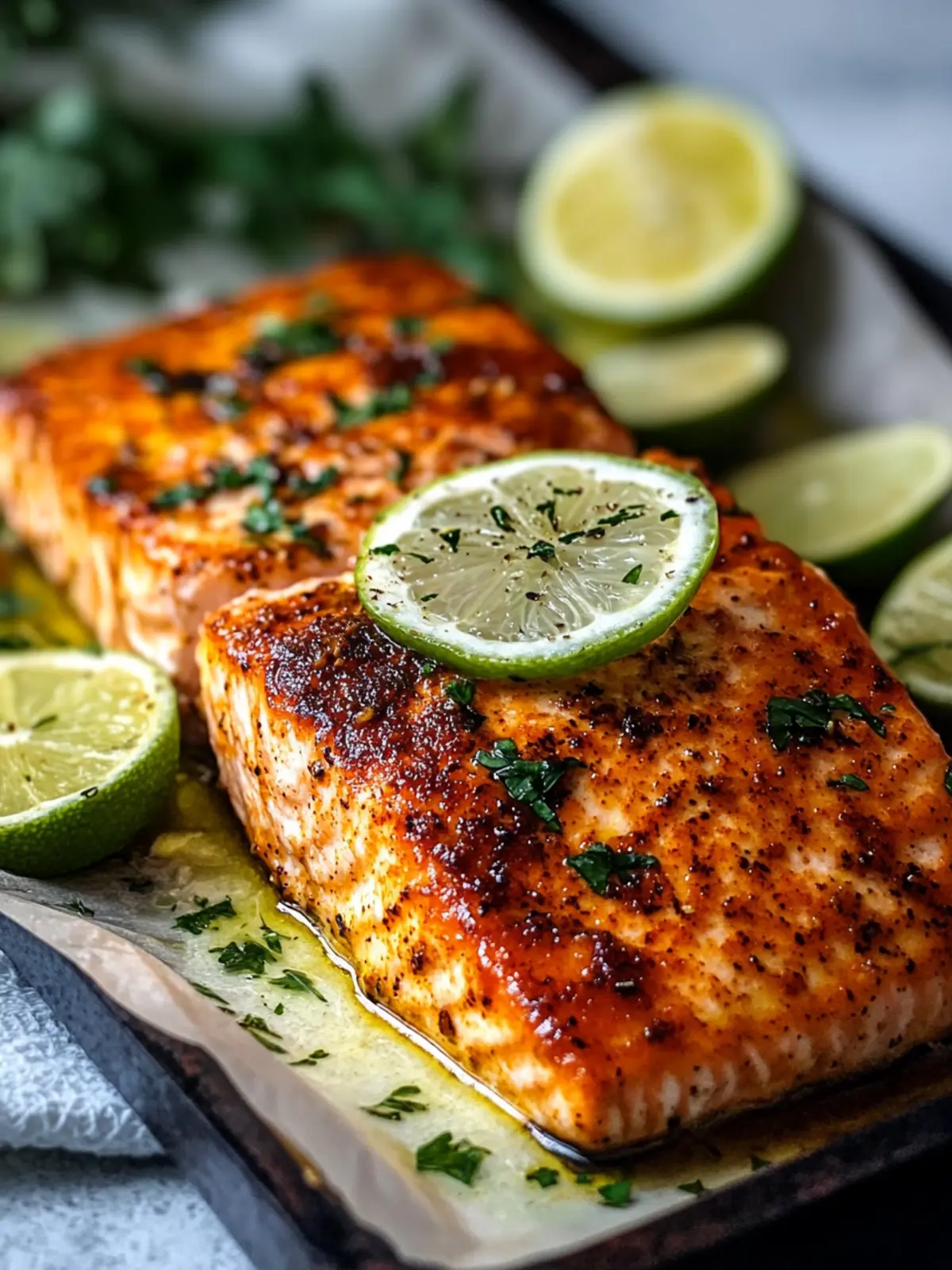 Baked Cajun Salmon