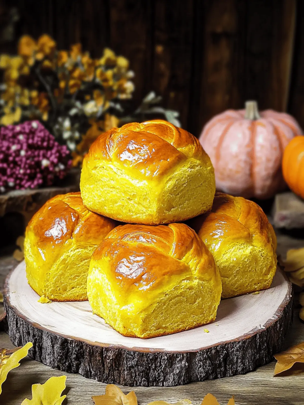Soft Pumpkin Rolls with Whipped Butter: Fall's Coziest Treat 2 Soft Pumpkin Rolls