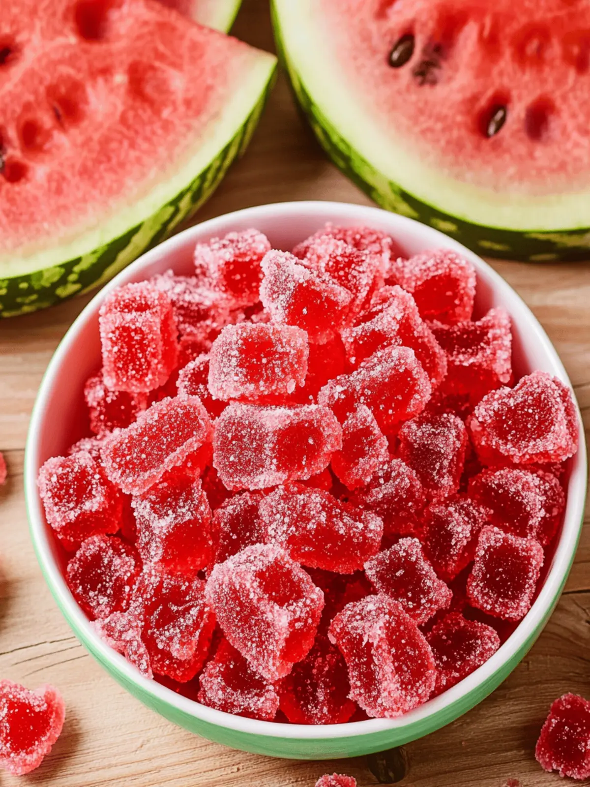 Sweet and Sour Watermelon Gummies