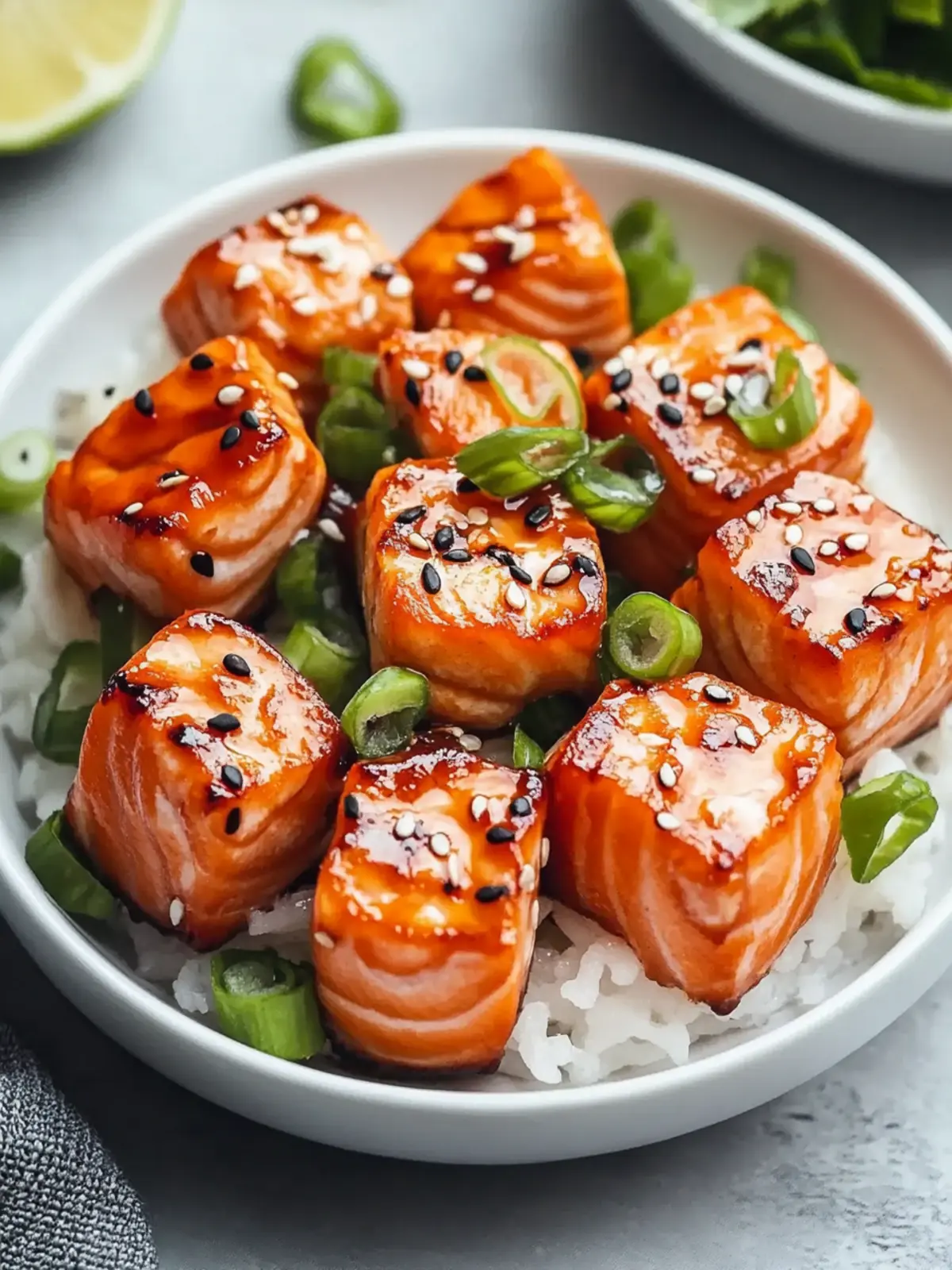 Bang Bang Salmon Bites Bowls