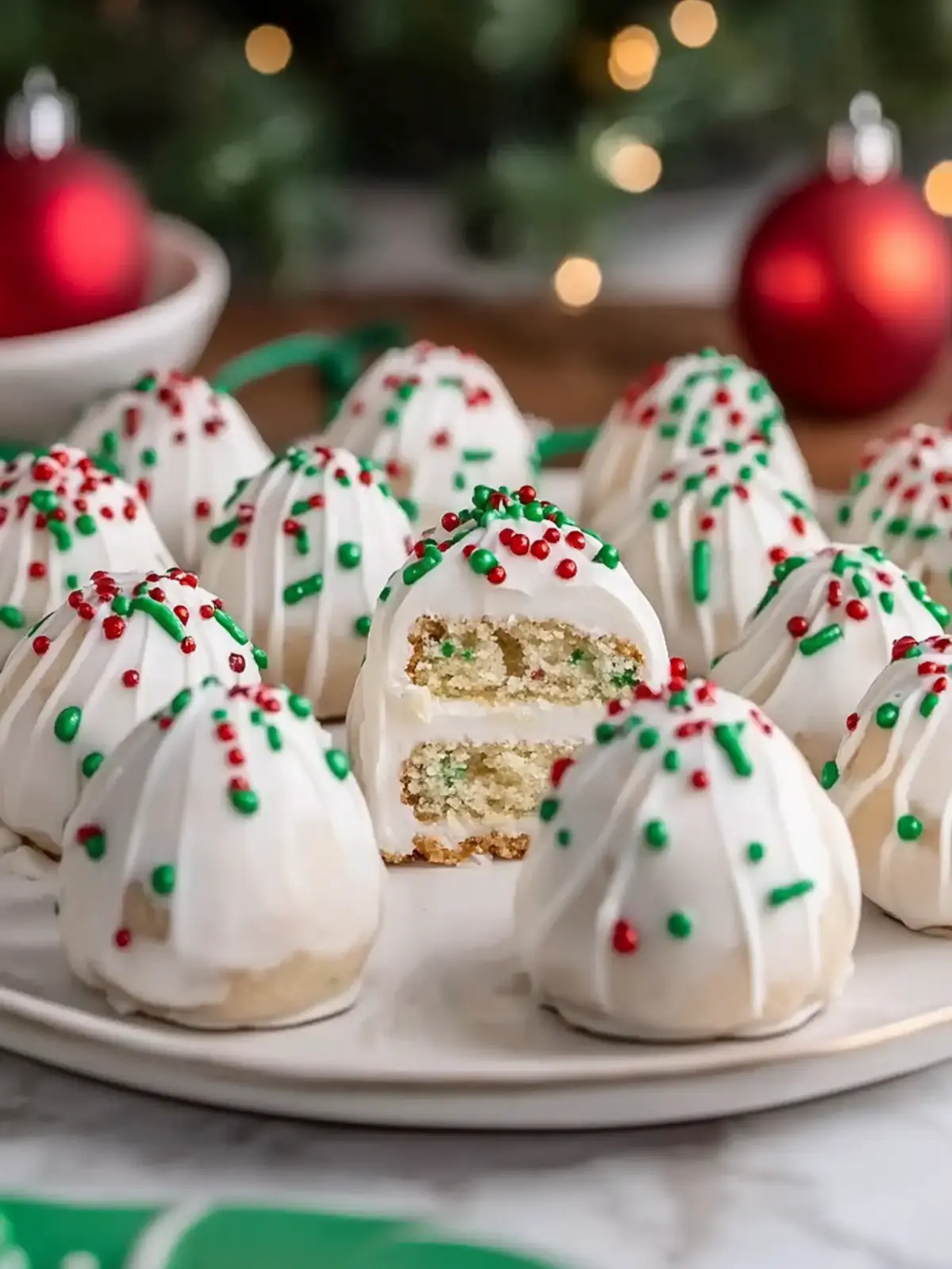 Little Debbie Christmas Tree Cake Truffles