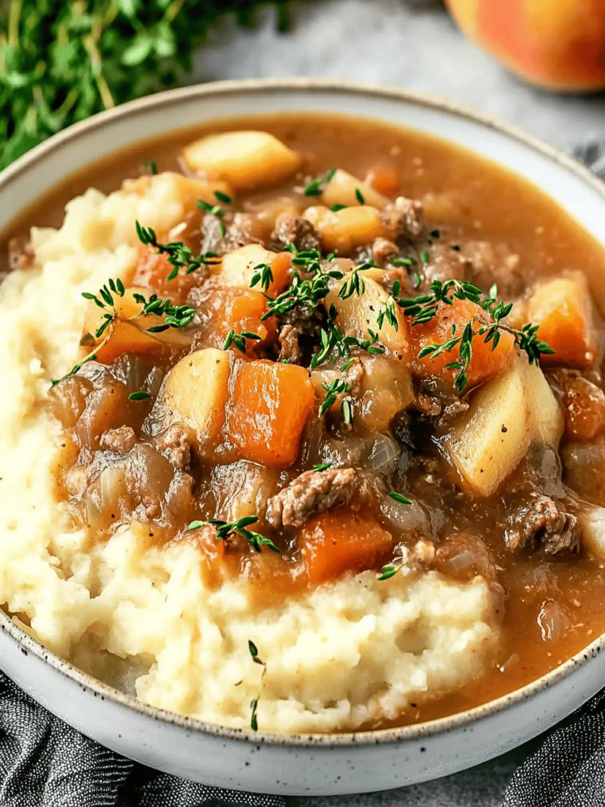 Fall Apple Cider Stew Mash
