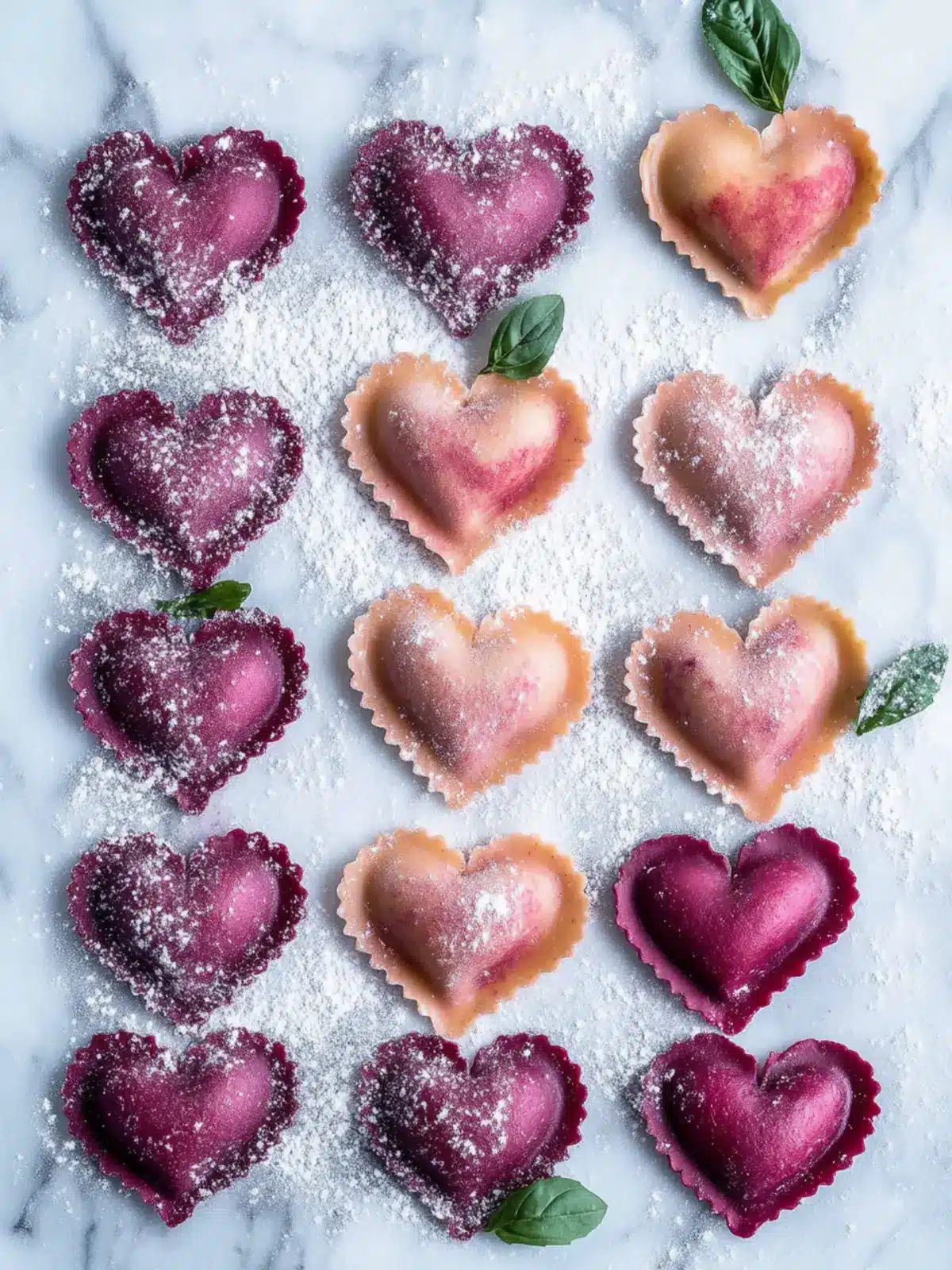 Beet Heart Ravioli