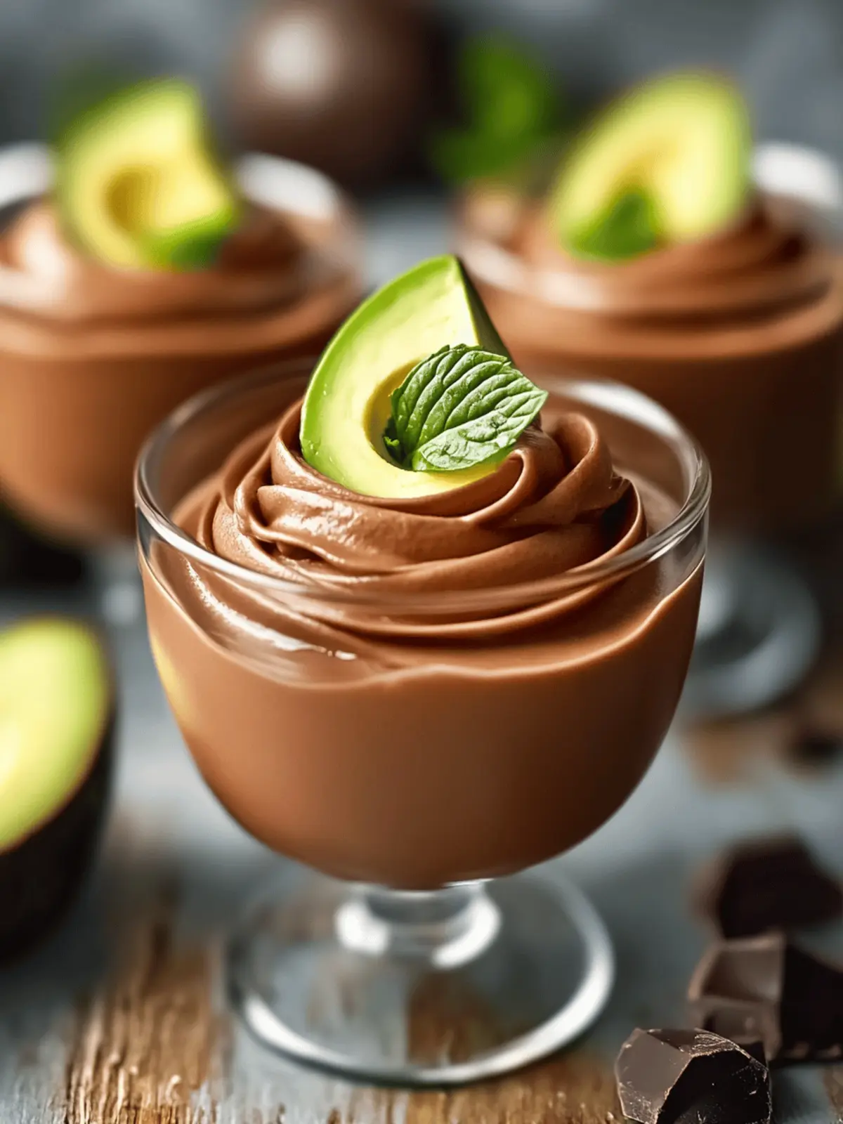 Chocolate Avocado Mousse