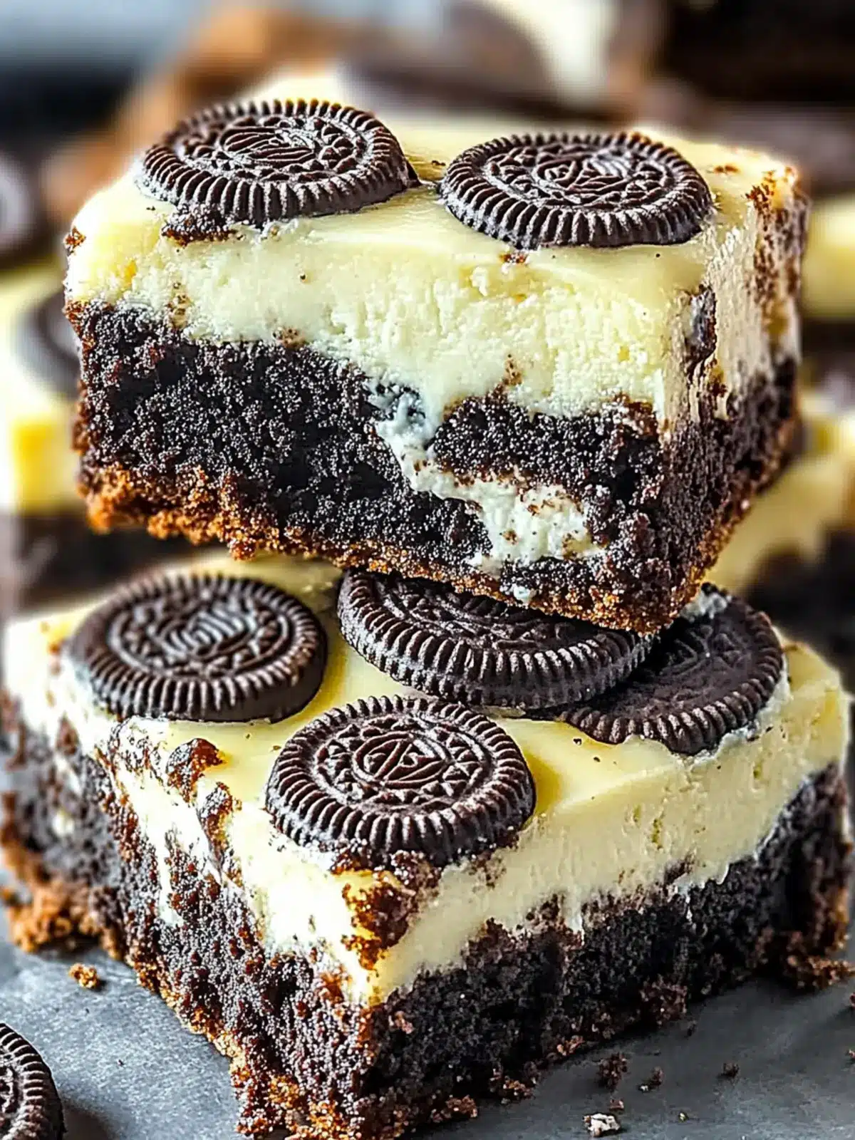 Oreo Cheesecake Brownies
