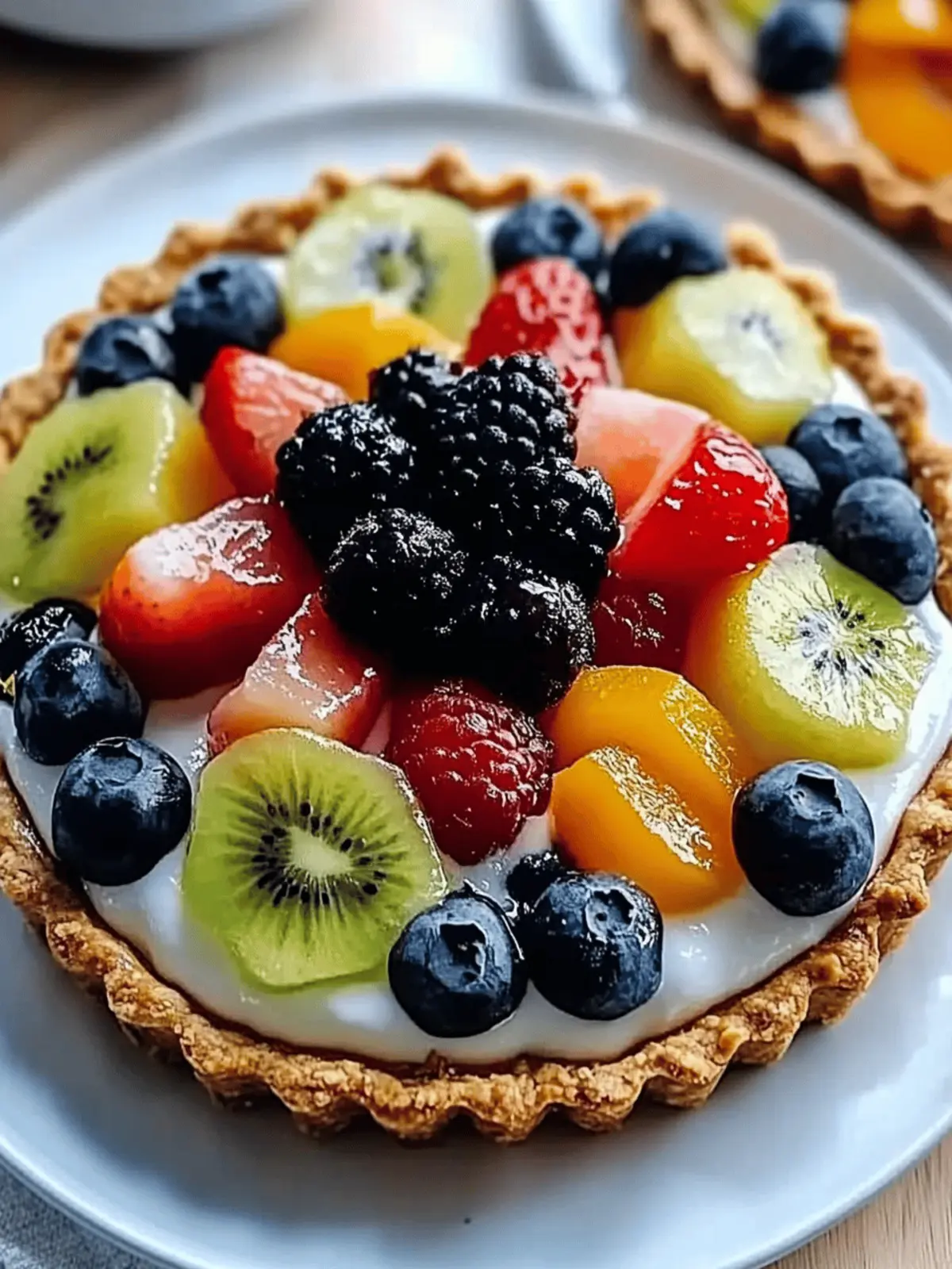 Breakfast Fruit Tart: Crunchy Granola Crust Awaits You! 3 Breakfast Fruit Tart: Crunchy Granola Crust Awaits You!