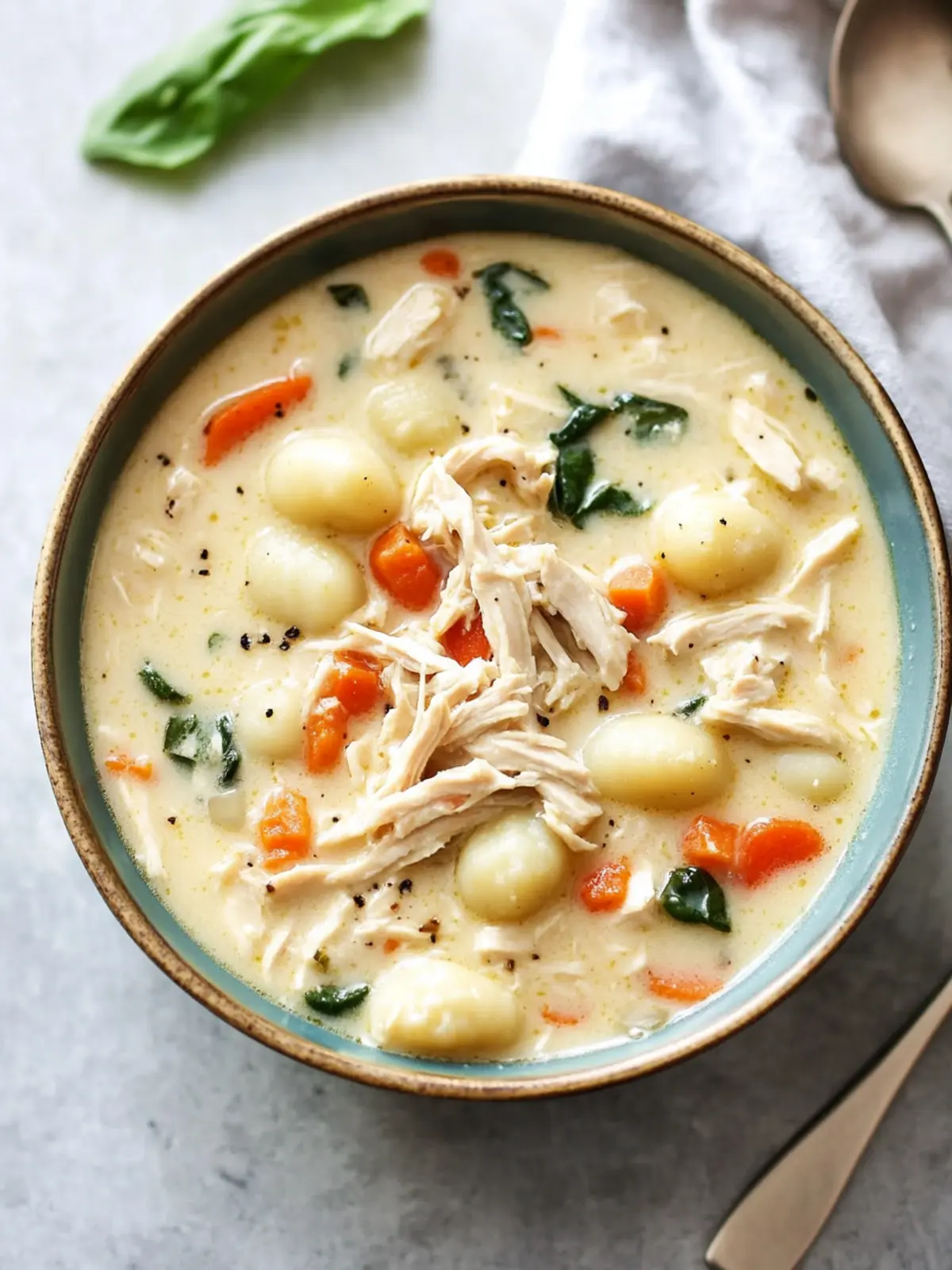 Crockpot Chicken Gnocchi Soup