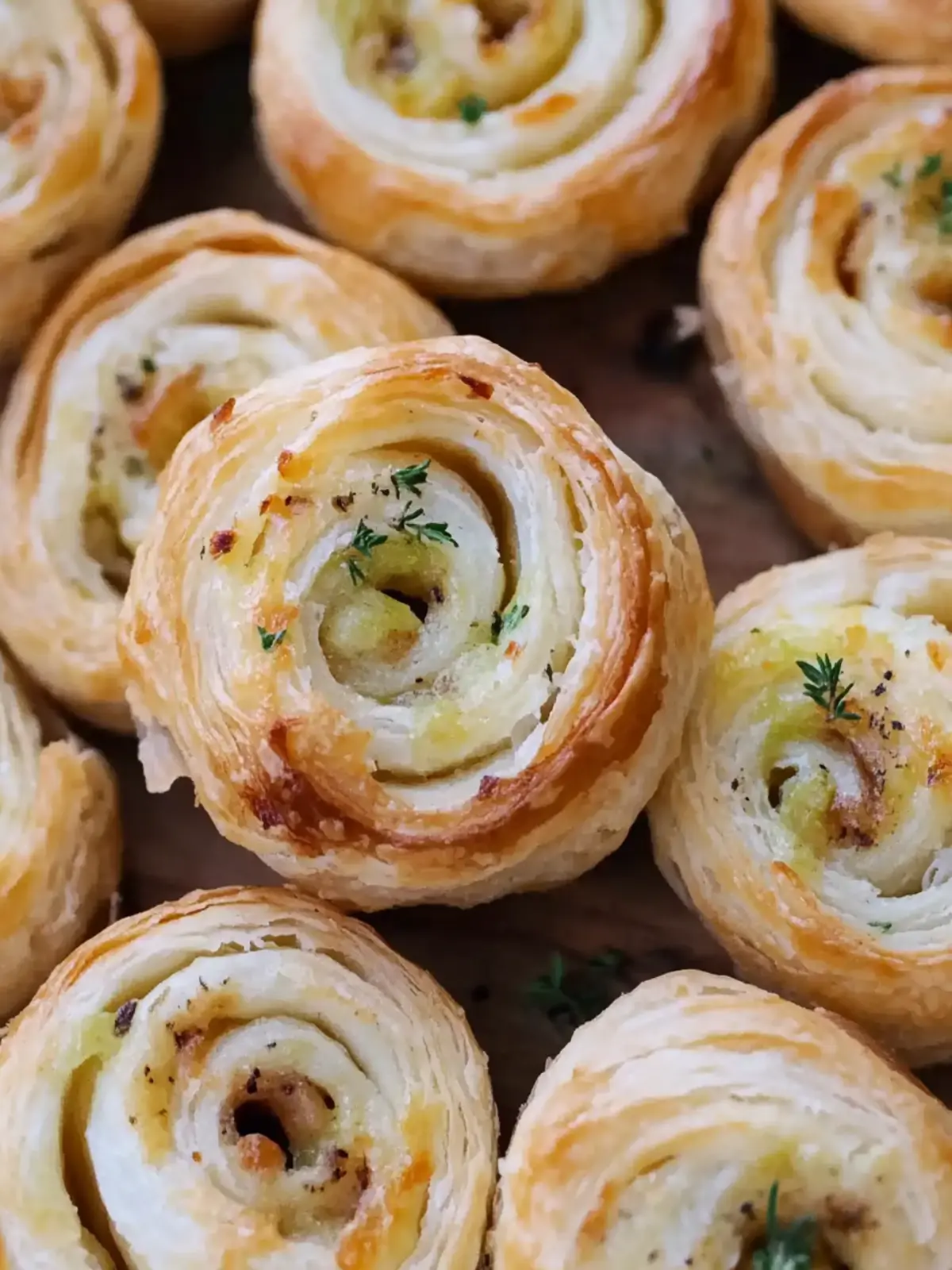 Tender Garlic Puff Pastry Pinwheels Your New Favorite Snack 4 Tender Garlic Puff Pastry Pinwheels