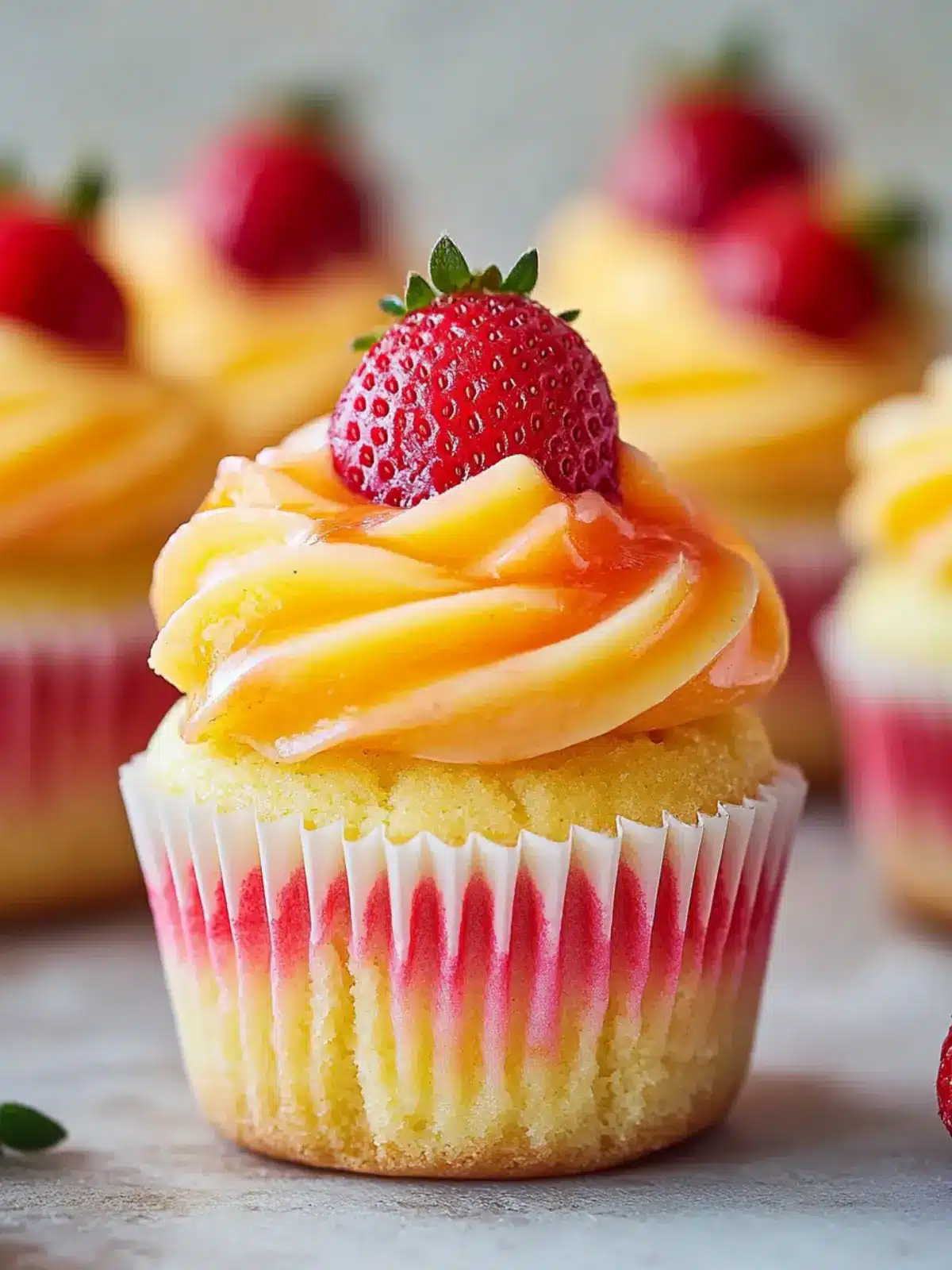 Mango Strawberry Sunset Cupcakes You ll Adore for Every Occasion 3 Mango Strawberry Sunset Cupcakes