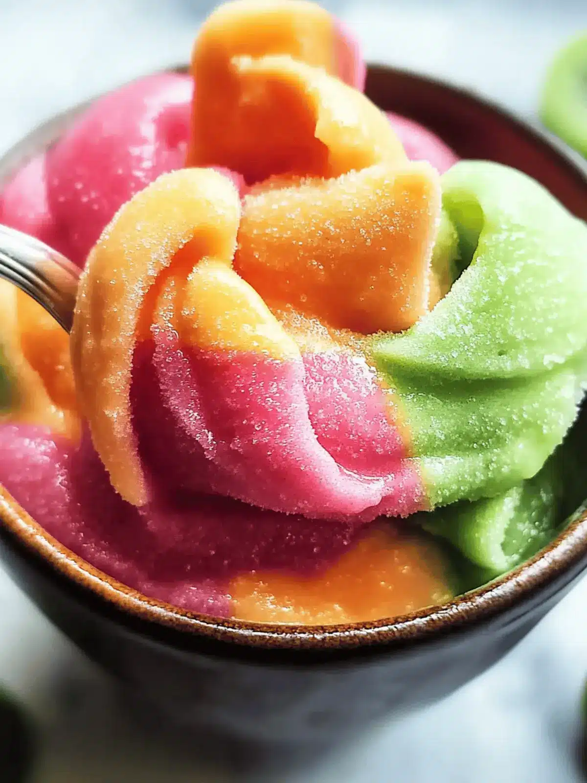Homemade Rainbow Sherbet: Your Colorful Summer Bliss 3 Homemade Rainbow Sherbet