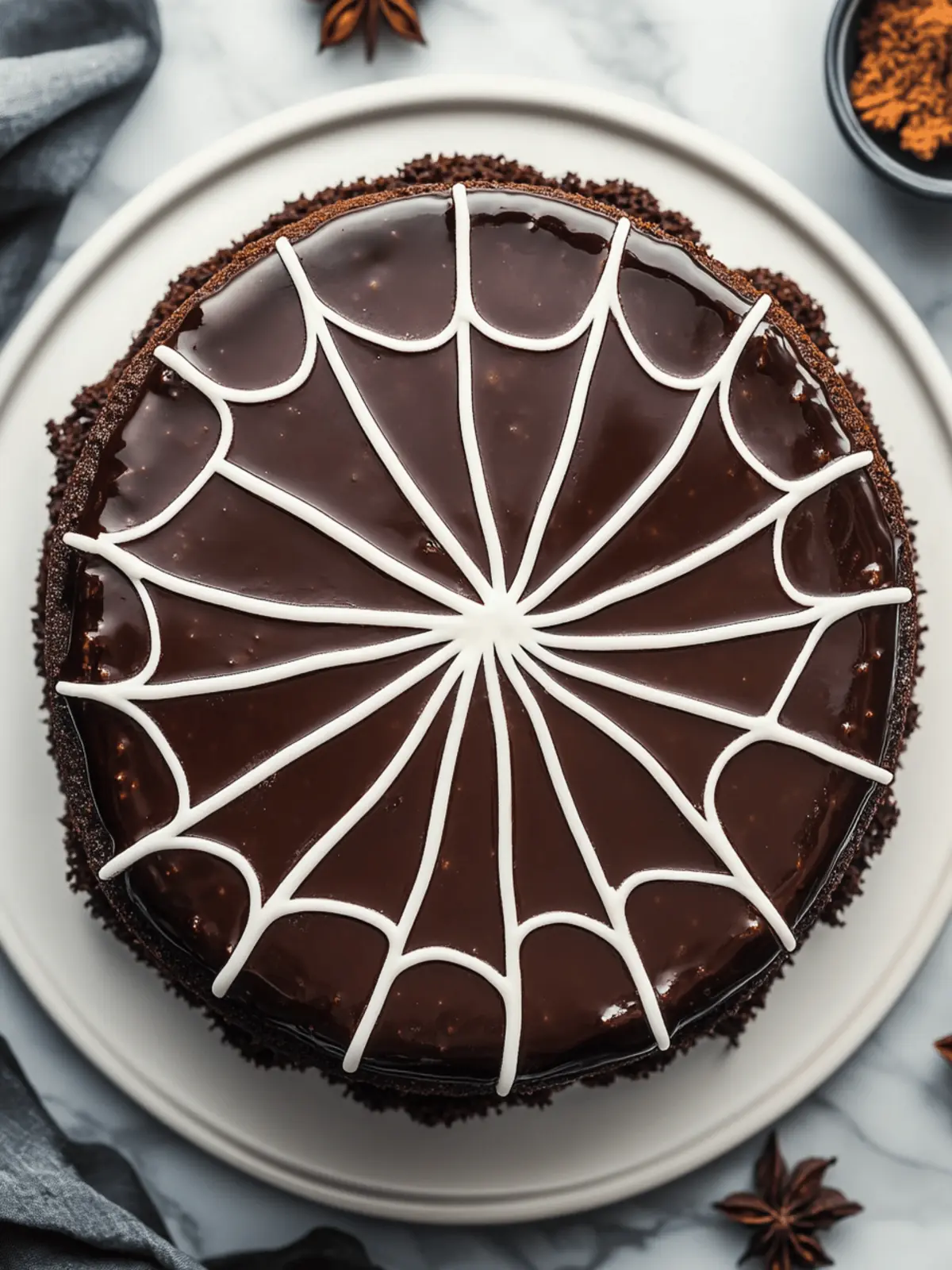 Spiderweb Chocolate Cake That ll Wow Your Guests Today 3 Spiderweb Chocolate Cake