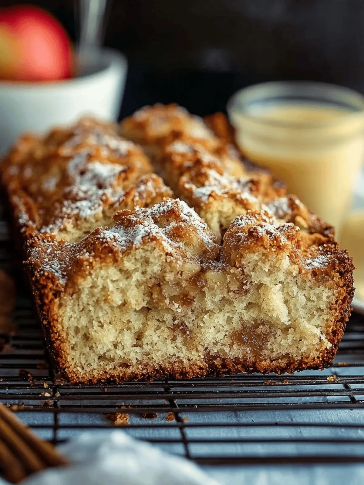 Heavenly Apple Bread with Cinnamon Swirl: A Cozy Delight 3 Apple Bread