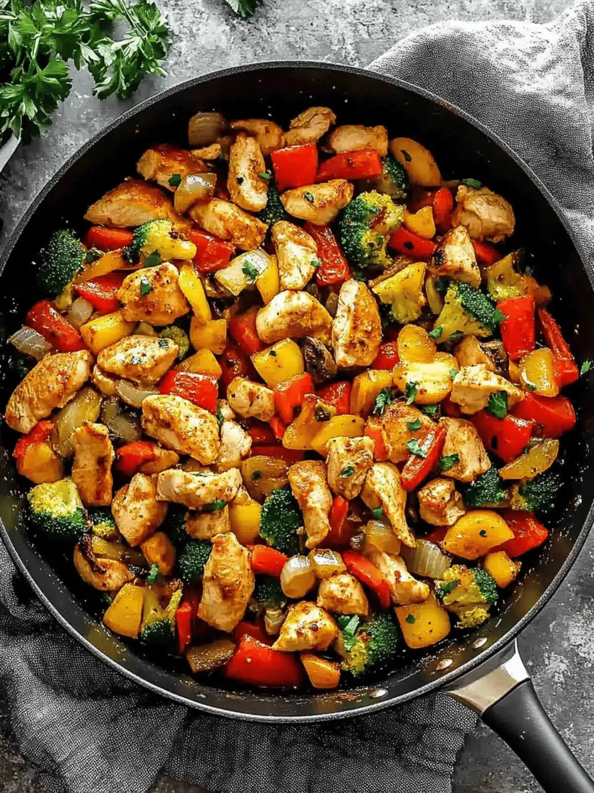 Savory Chicken and Vegetables Skillet for Busy Weeknights 4 Chicken and Vegetables Skillet
