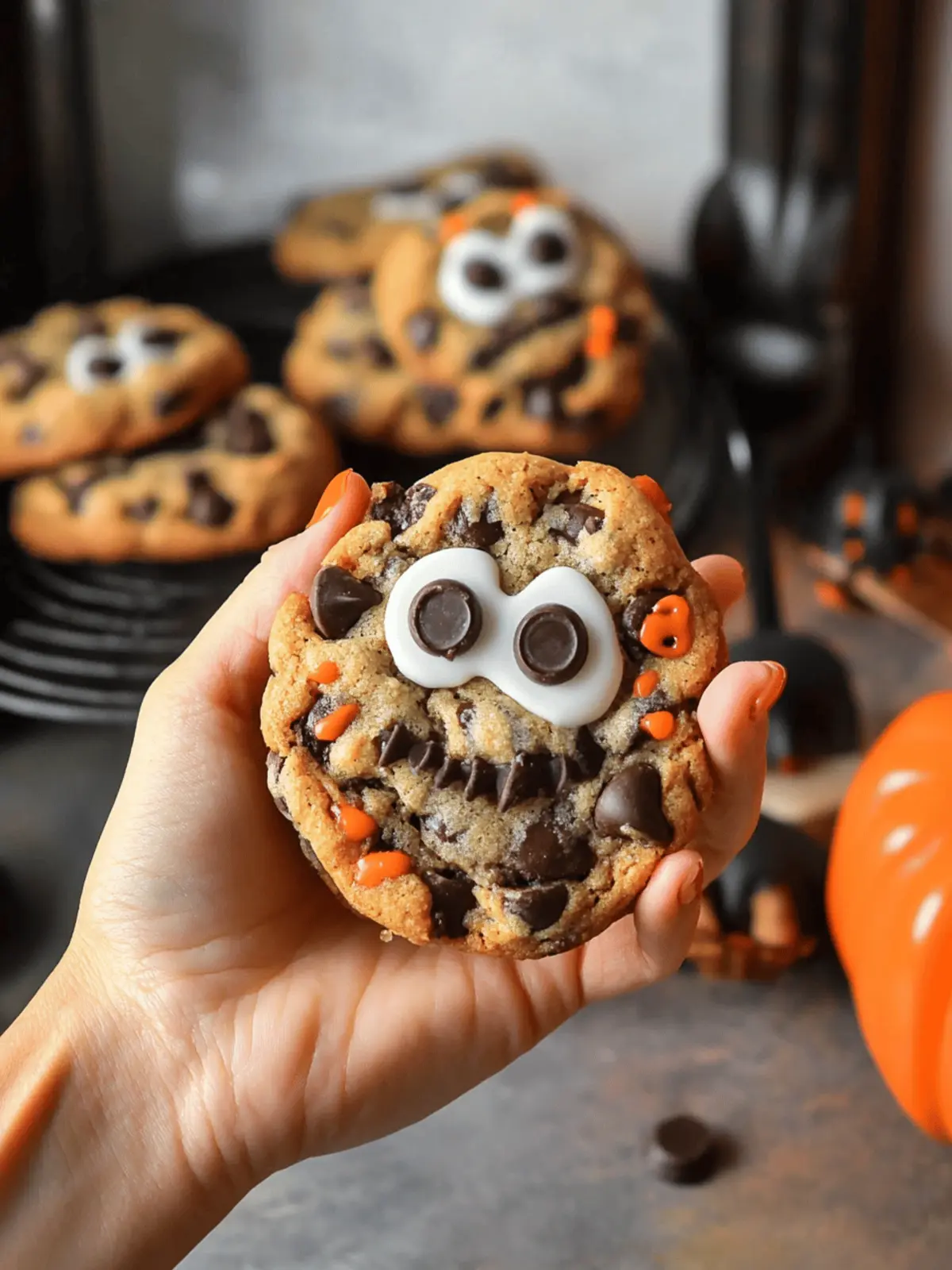 Halloween Chocolate Chip Cookies