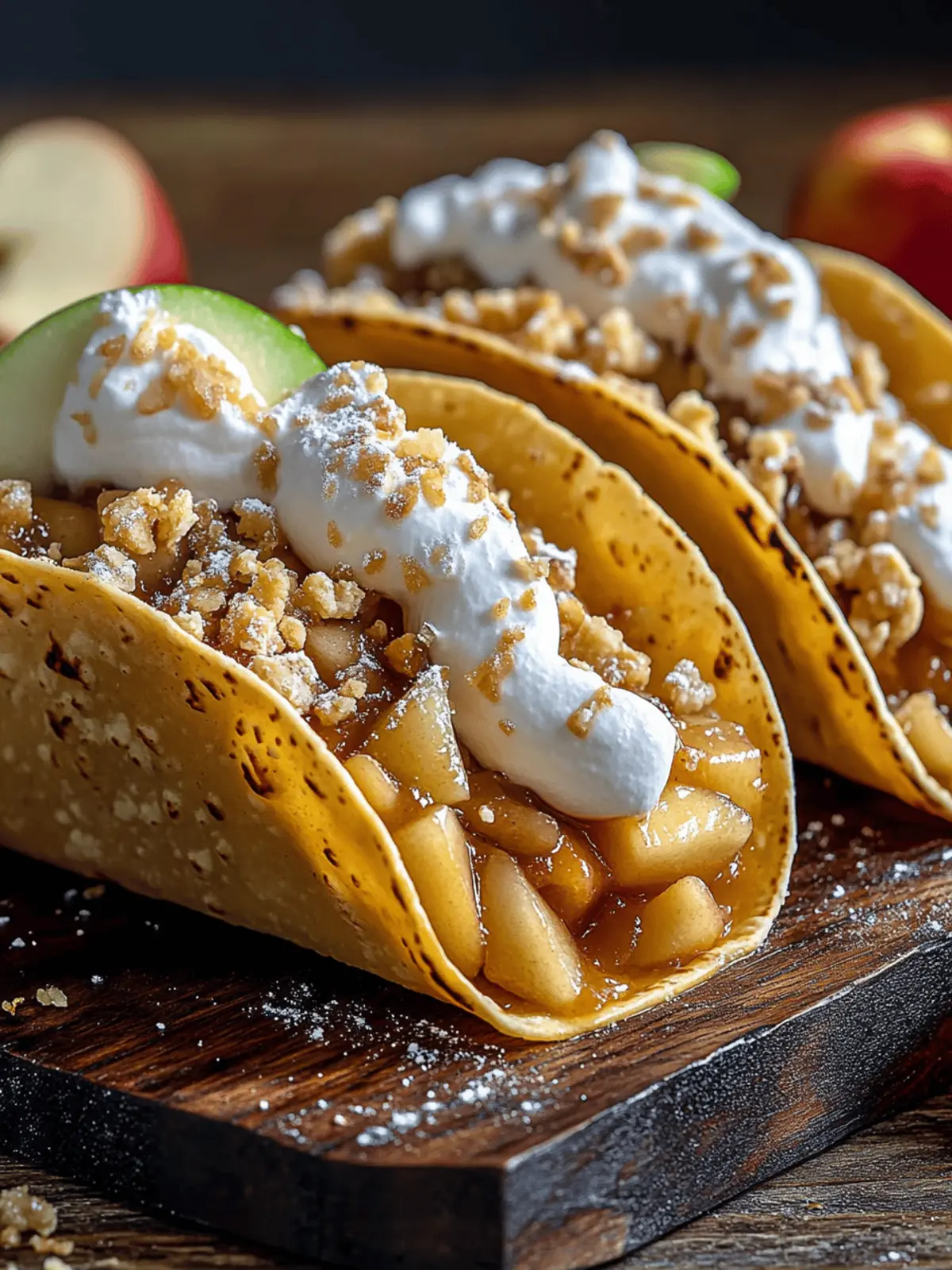 Apple Pie Tacos