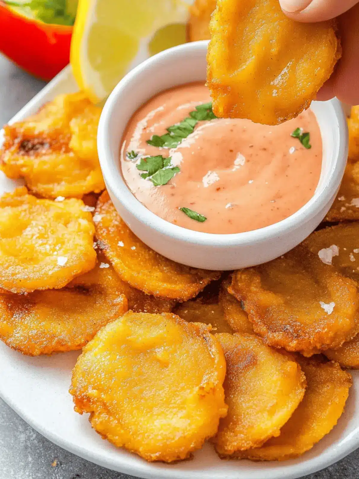 Crispy Tostones Recipe with Irresistible Mayo-Ketchup Dip 3 Crispy Tostones Recipe with Irresistible Mayo-Ketchup Dip