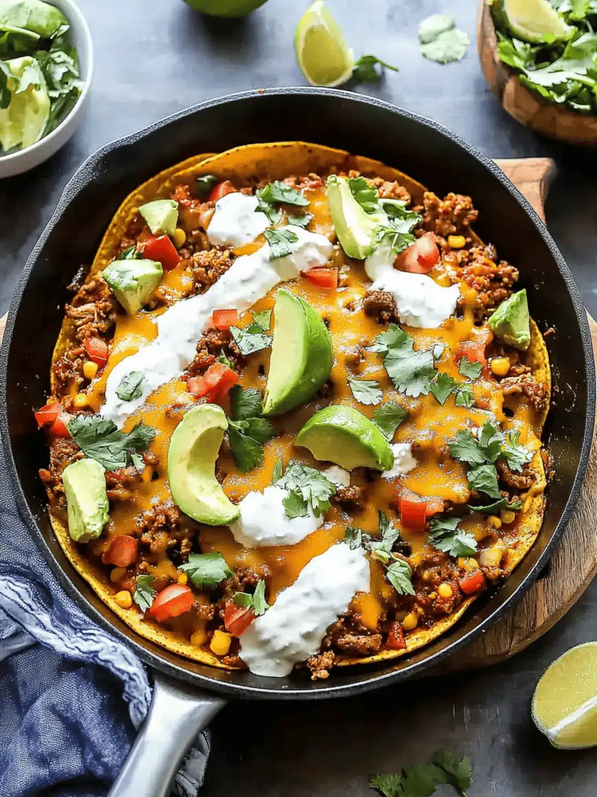 Beef Taco Skillet