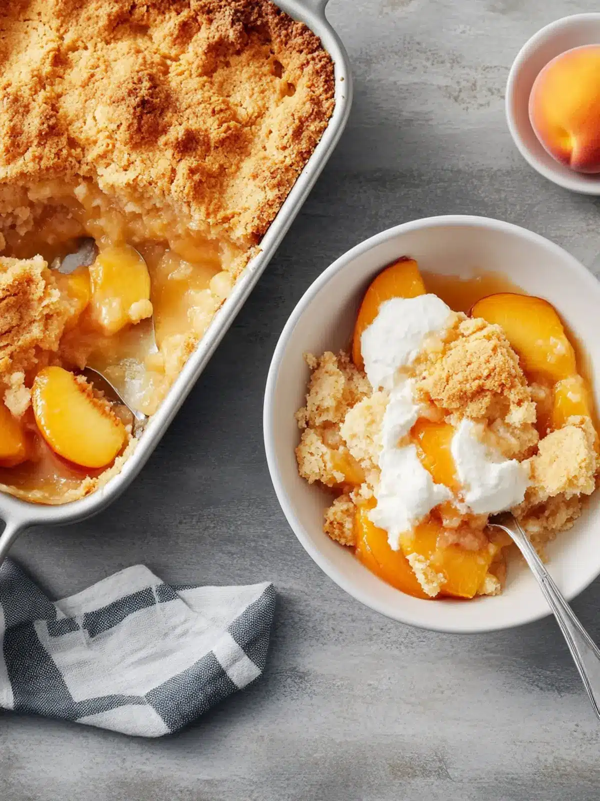 Irresistibly Easy Peach Cobbler for Quick Comfort Bliss 3 Peach Cobbler