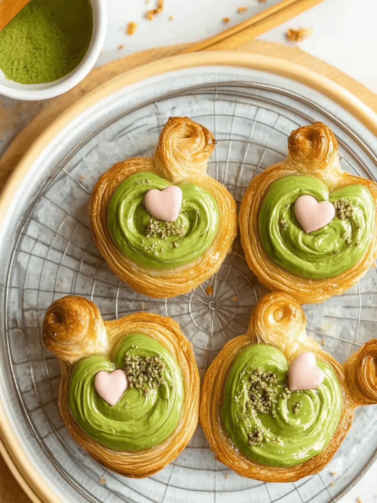 Irresistible Matcha Danishes Flaky, Creamy, Homemade Joy 4 Matcha Danishes