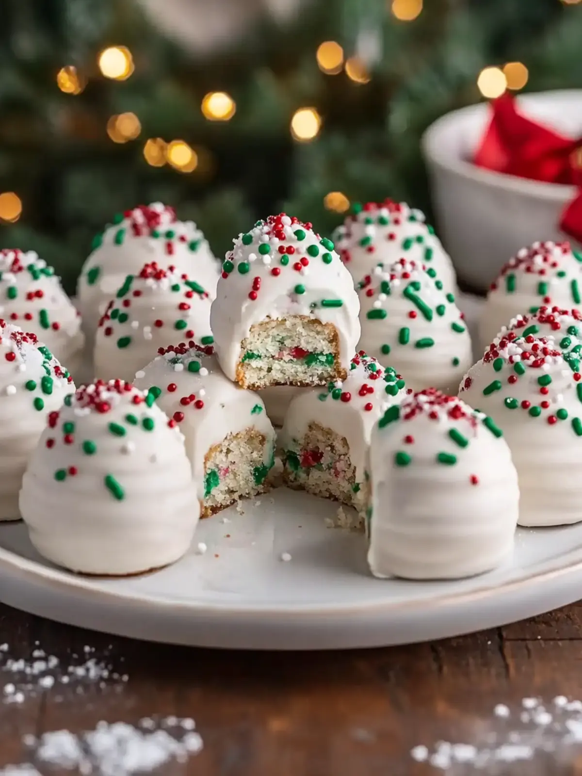 Little Debbie Christmas Tree Cake Truffles
