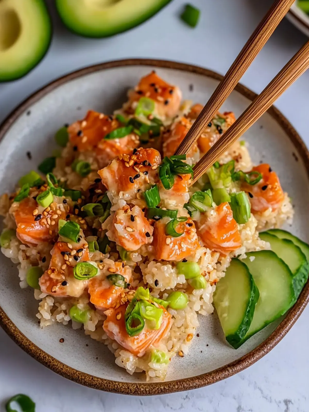 Savory Salmon Crispy Rice A Flavorful Appetizer Delight 3 Salmon Crispy Rice