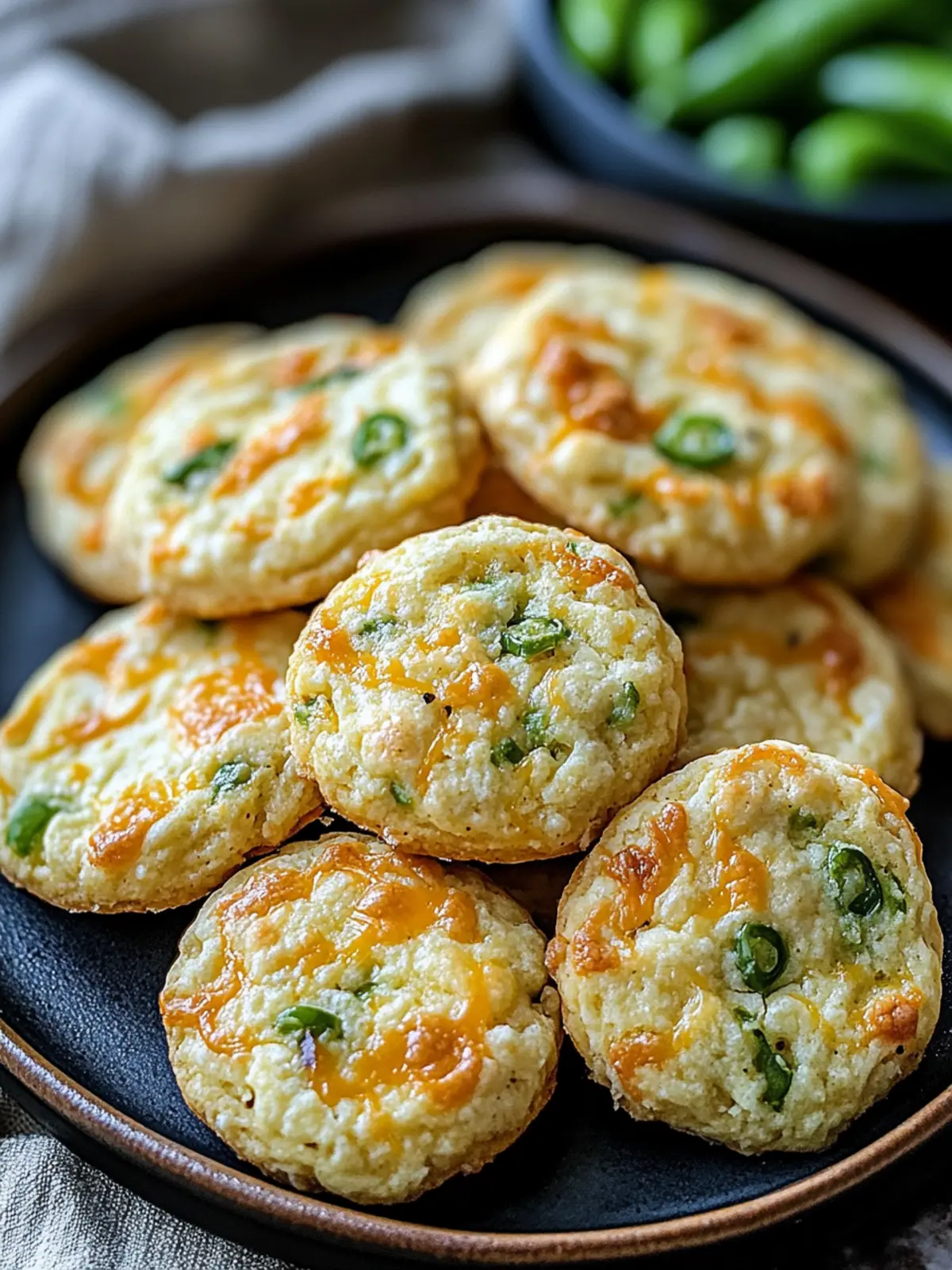 Cheesy Jalape o Shortbread