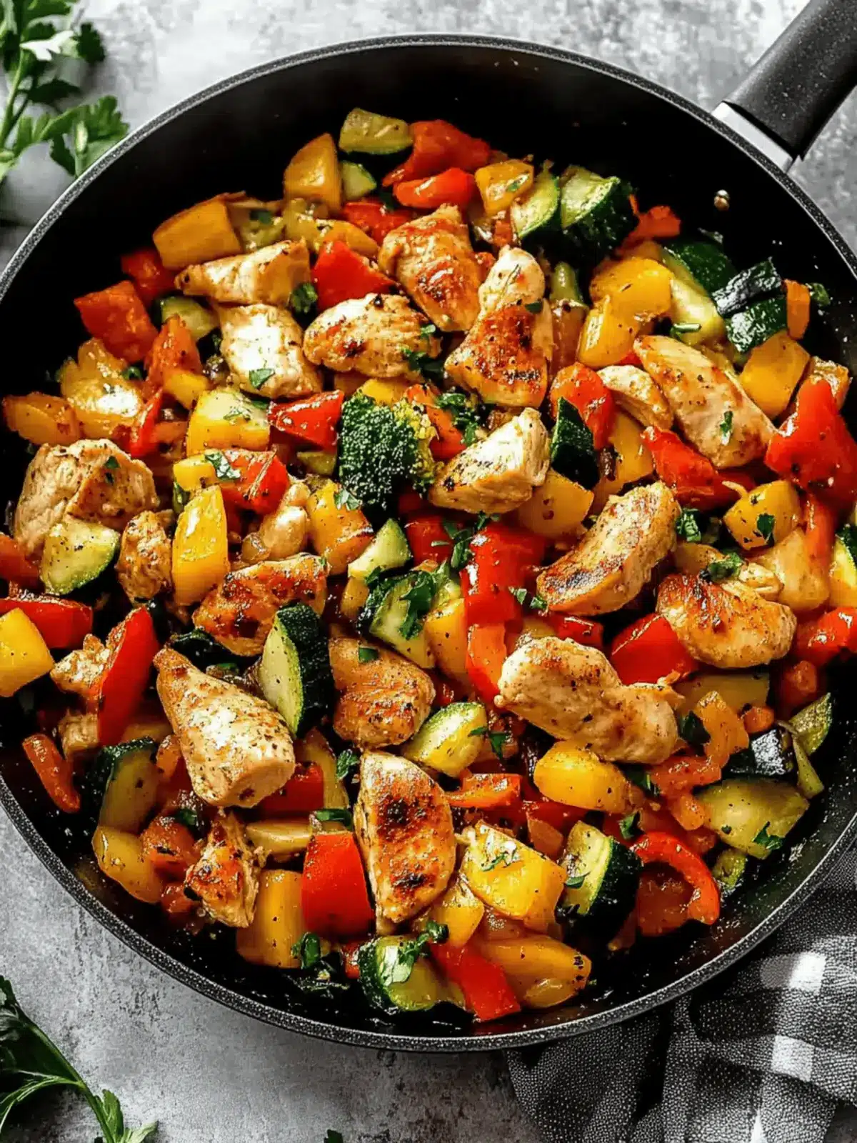 Savory Chicken and Vegetables Skillet for Busy Weeknights 3 Chicken and Vegetables Skillet