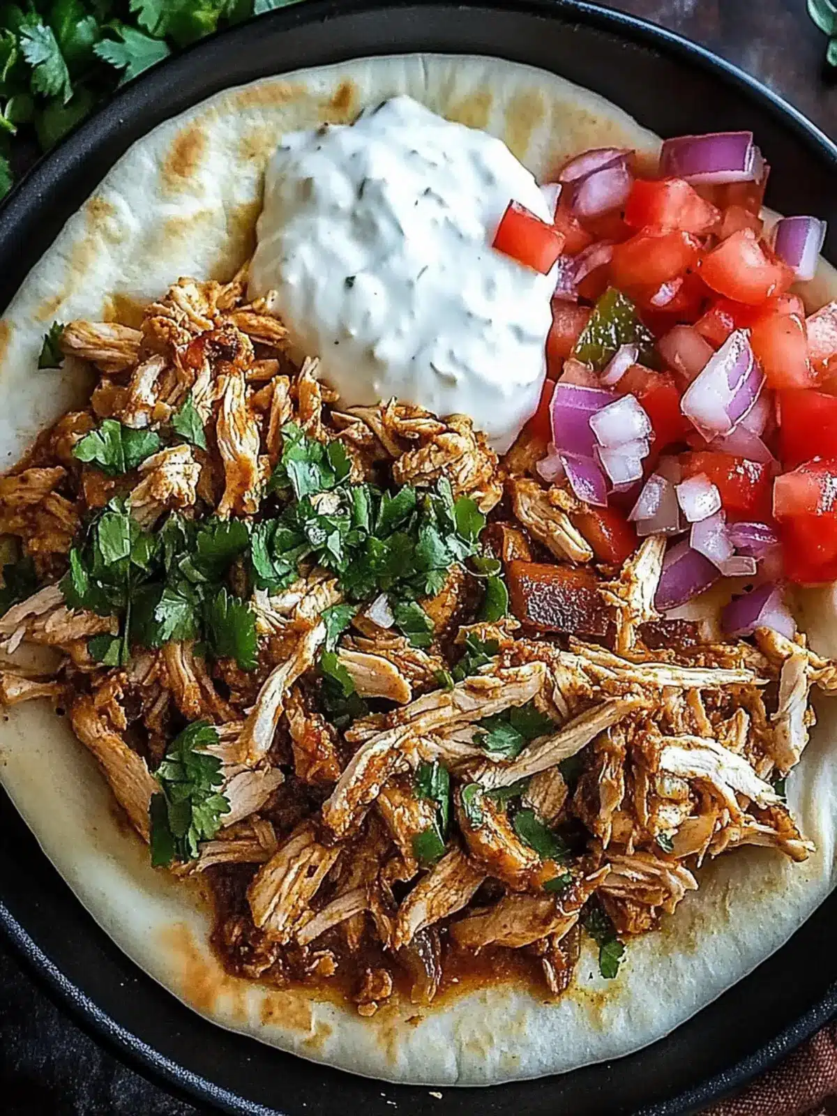 Slow Cooker Chicken Shawarma