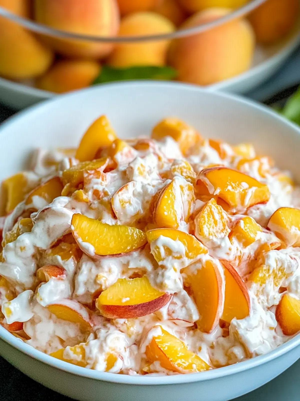 Millionaire Peach Salad