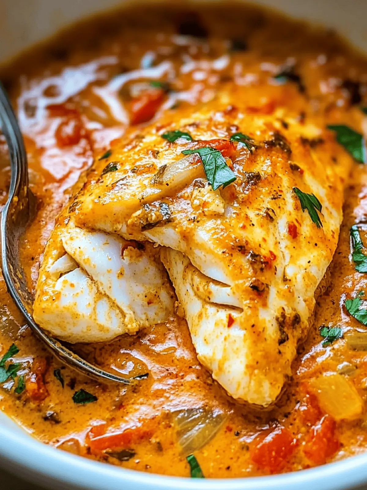 Zesty Tilapia in Roasted Pepper Sauce for Effortless Dinners 2 Tilapia in Roasted Pepper