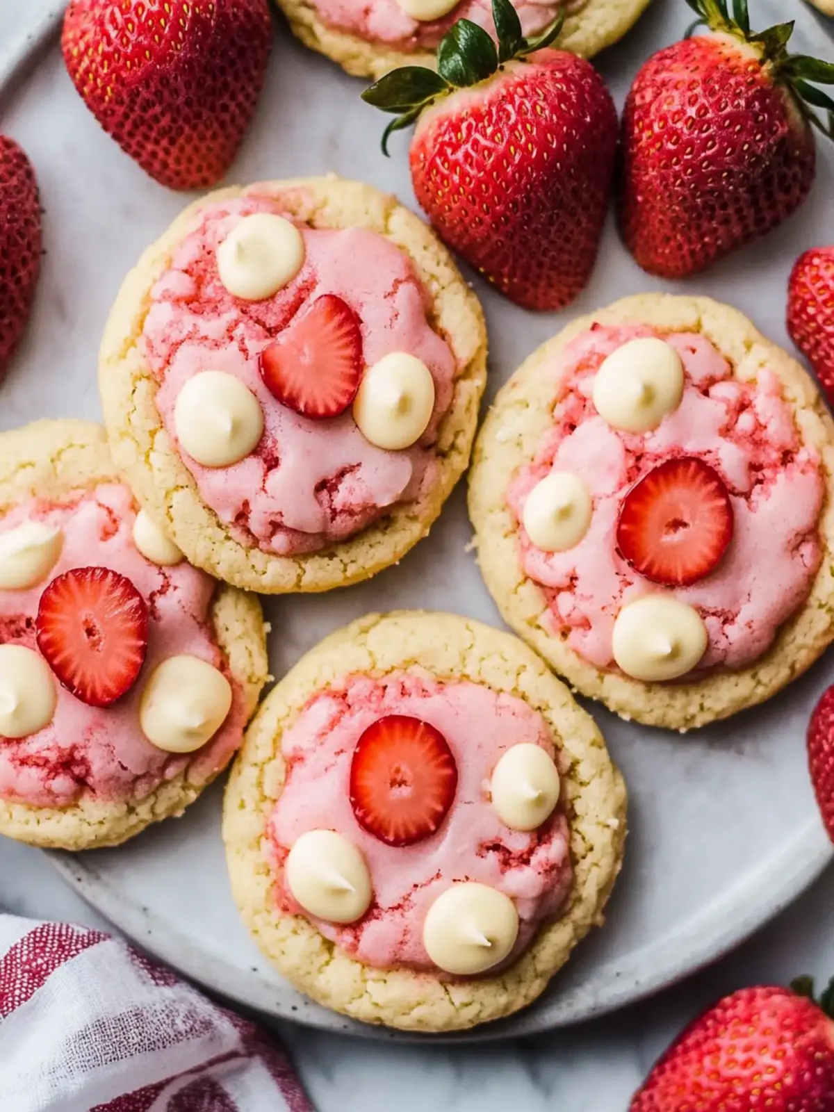 Strawberry Cookies