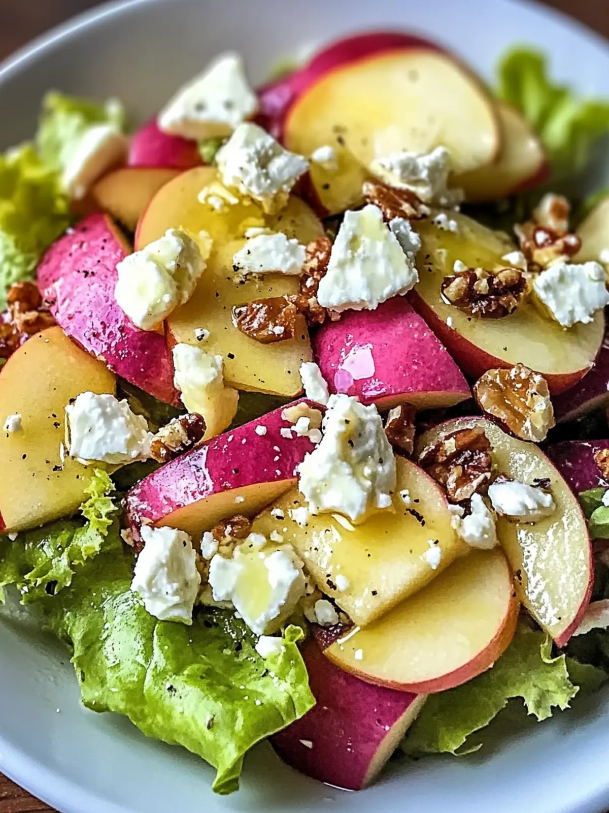 Honeycrisp Apple and Feta Salad