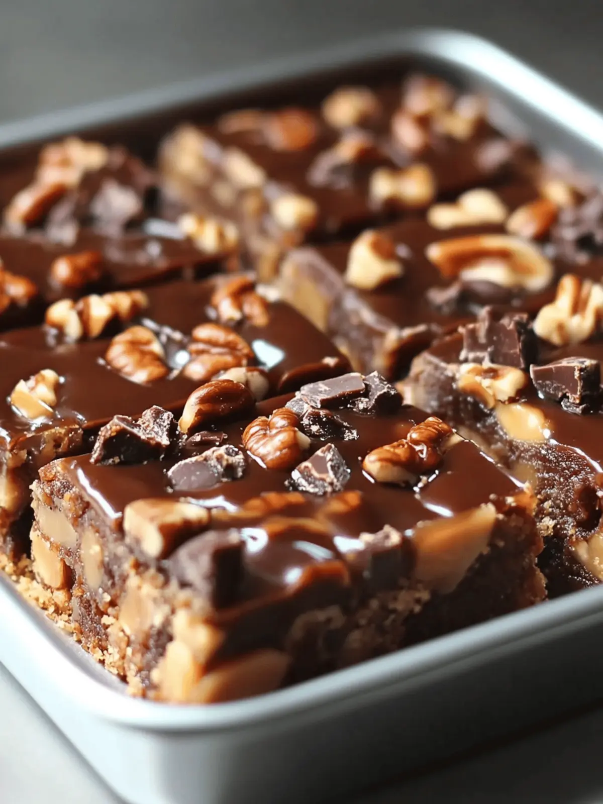 Decadent Turtle Bars: Easy Treat for Every Celebration 4 Turtle Bars