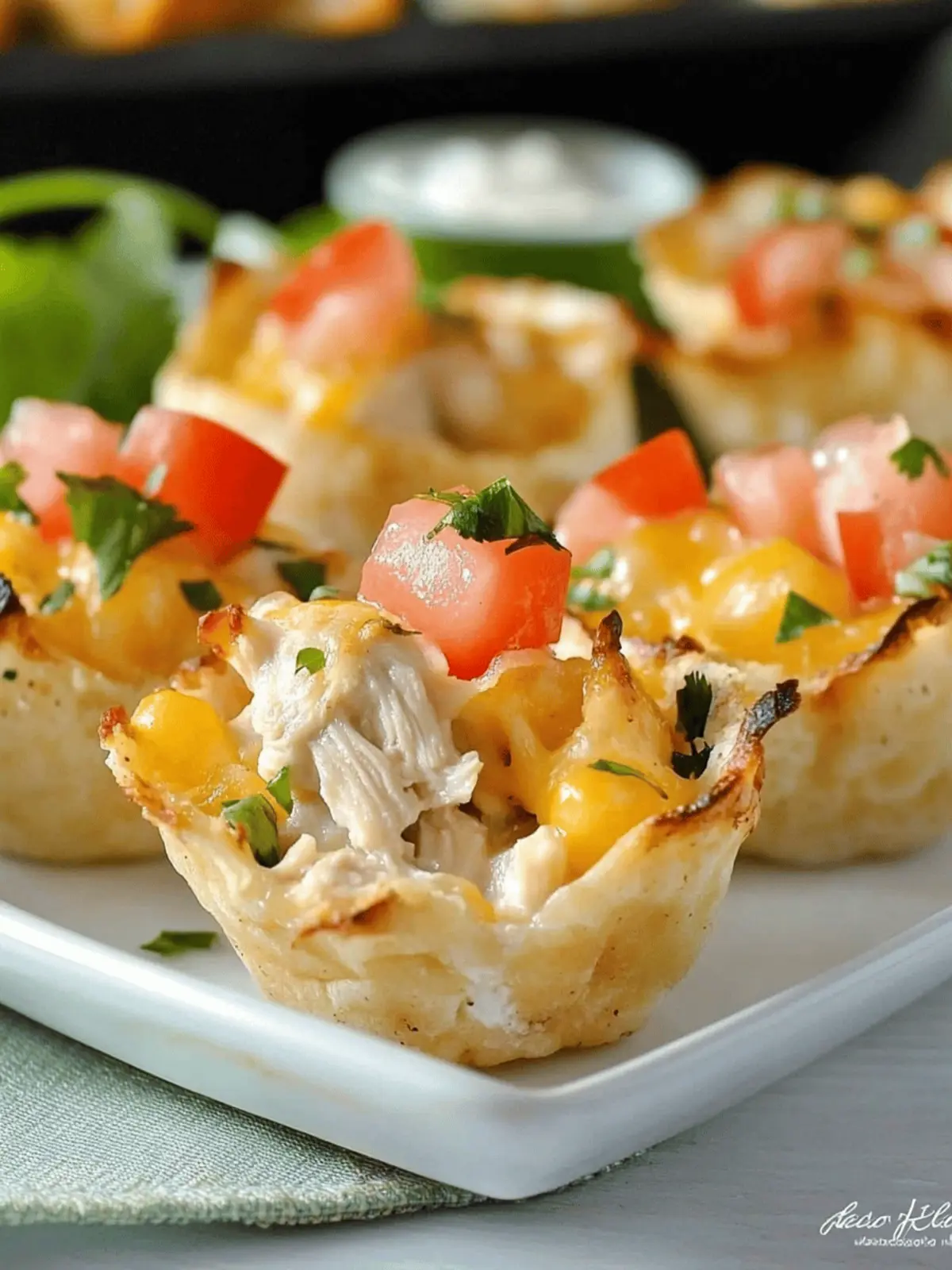 Lighter Pollo Fundido Cups for Guilt-Free Snacking Delight 3 Lighter Pollo Fundido Cups for Guilt-Free Snacking Delight