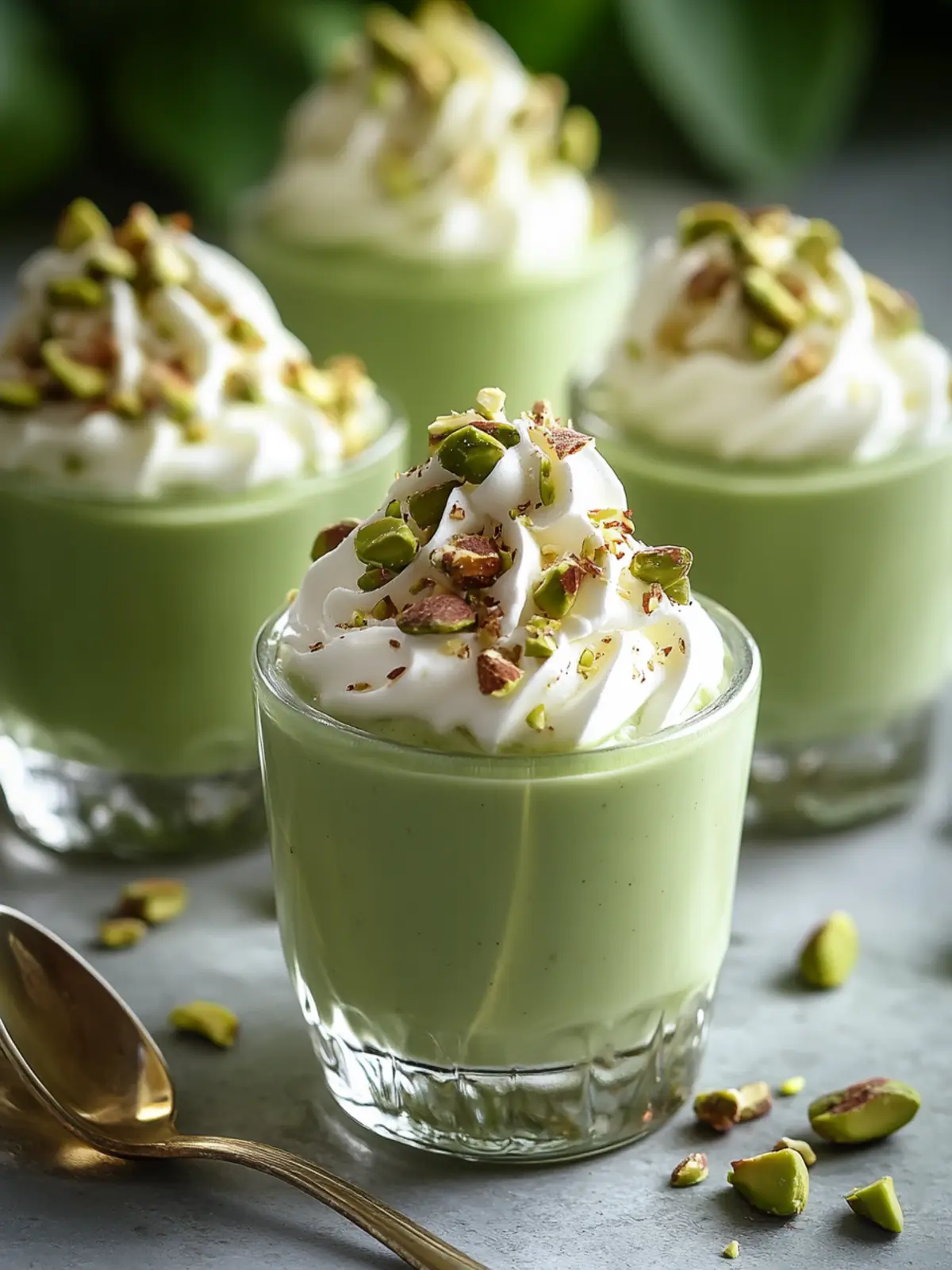 Pistachio Pudding Cups