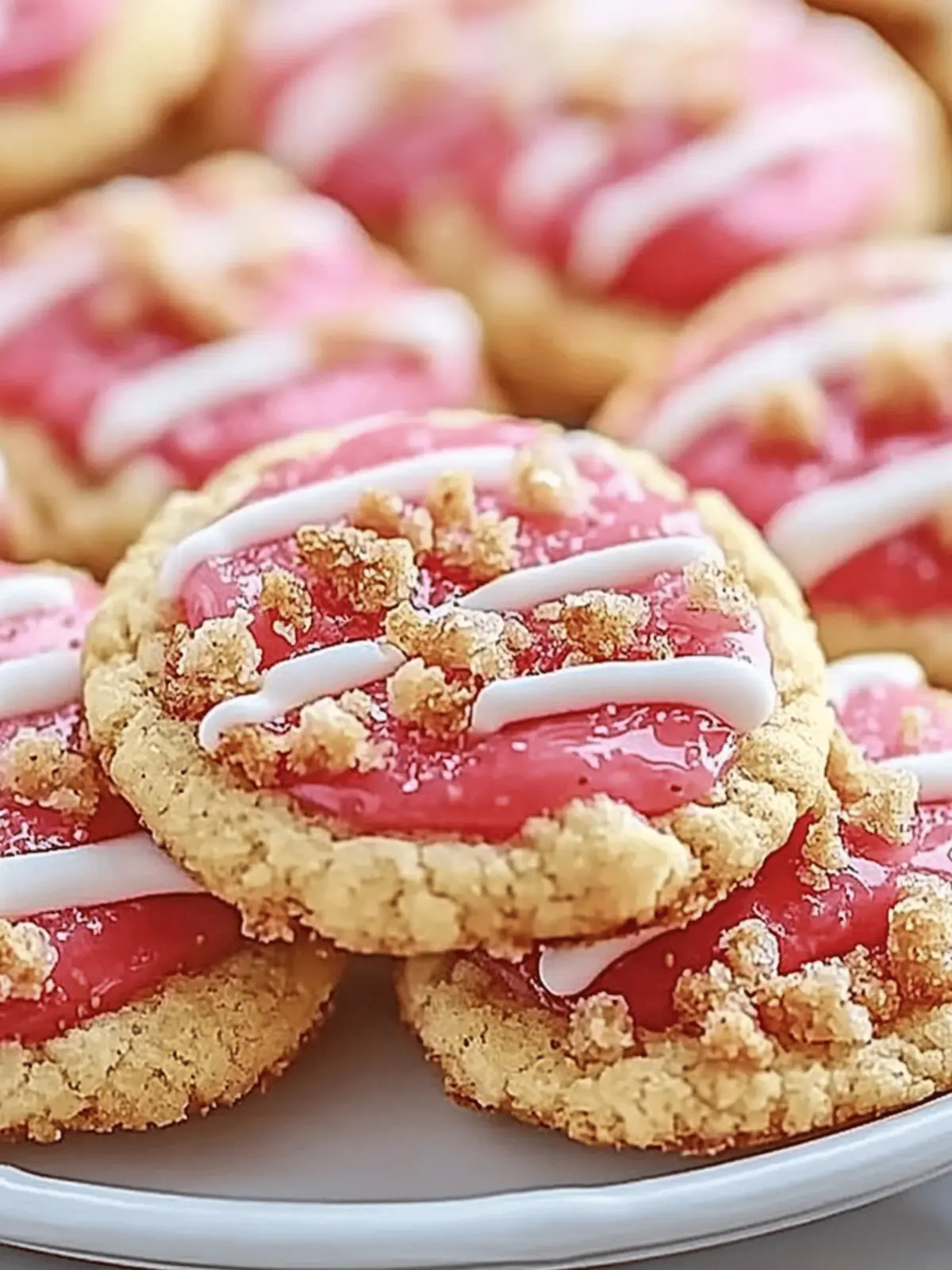 Strawberry Crunch Cookies