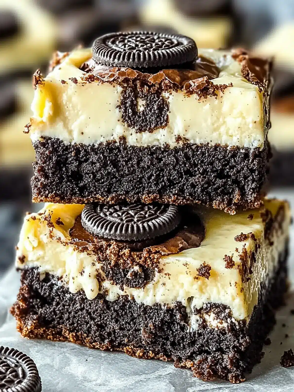 Oreo Cheesecake Brownies