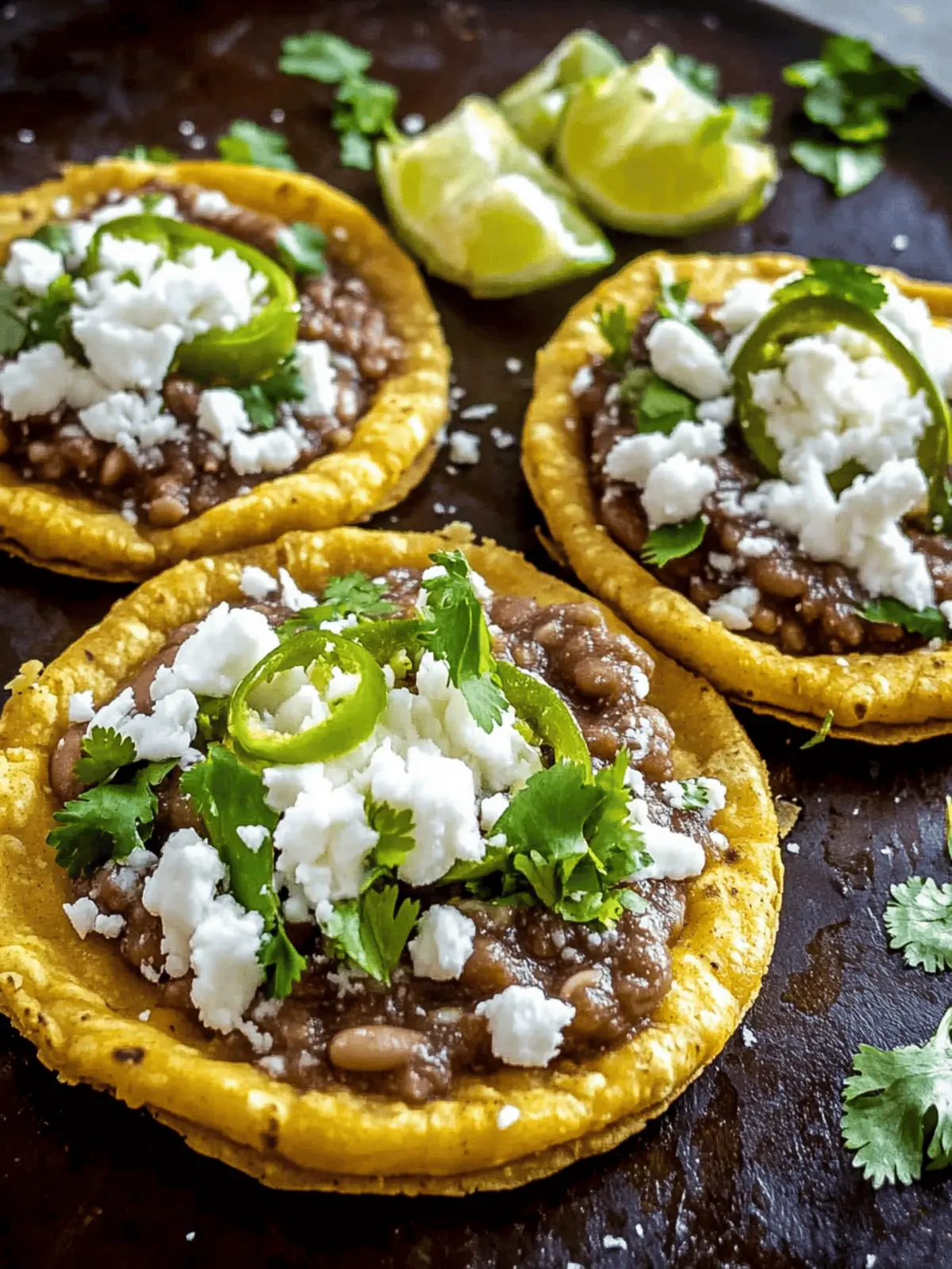 Delicious Sopes with Refried Beans and Cheese Made Easy