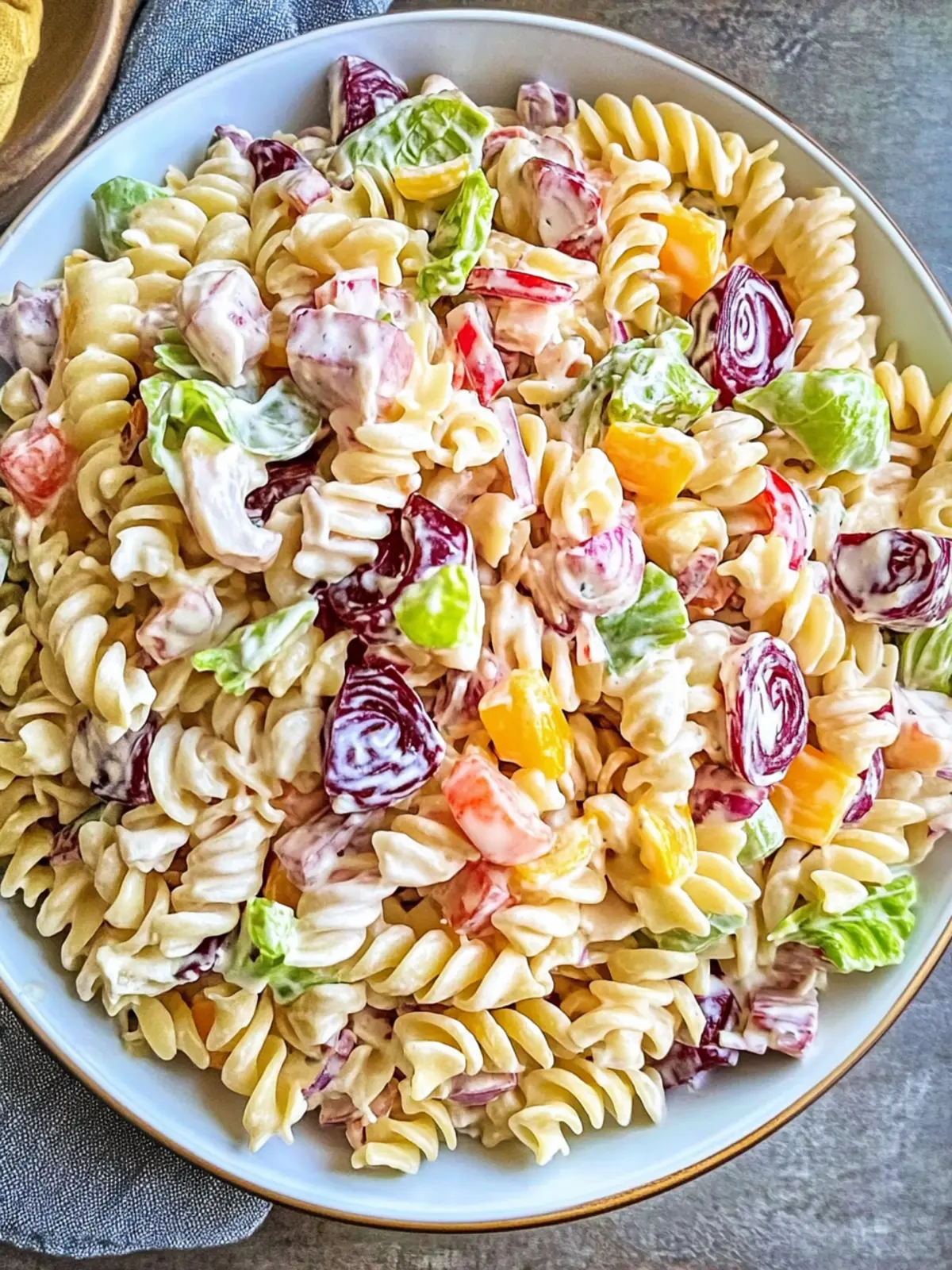 Thanksgiving Pasta Salad: Creamy, Colorful, and Comforting 3 Thanksgiving Pasta Salad