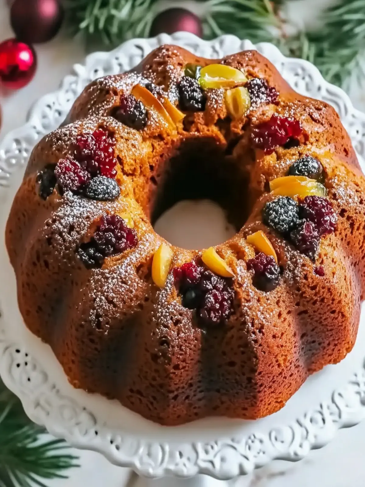 Christmas Fruit Bundt Cake
