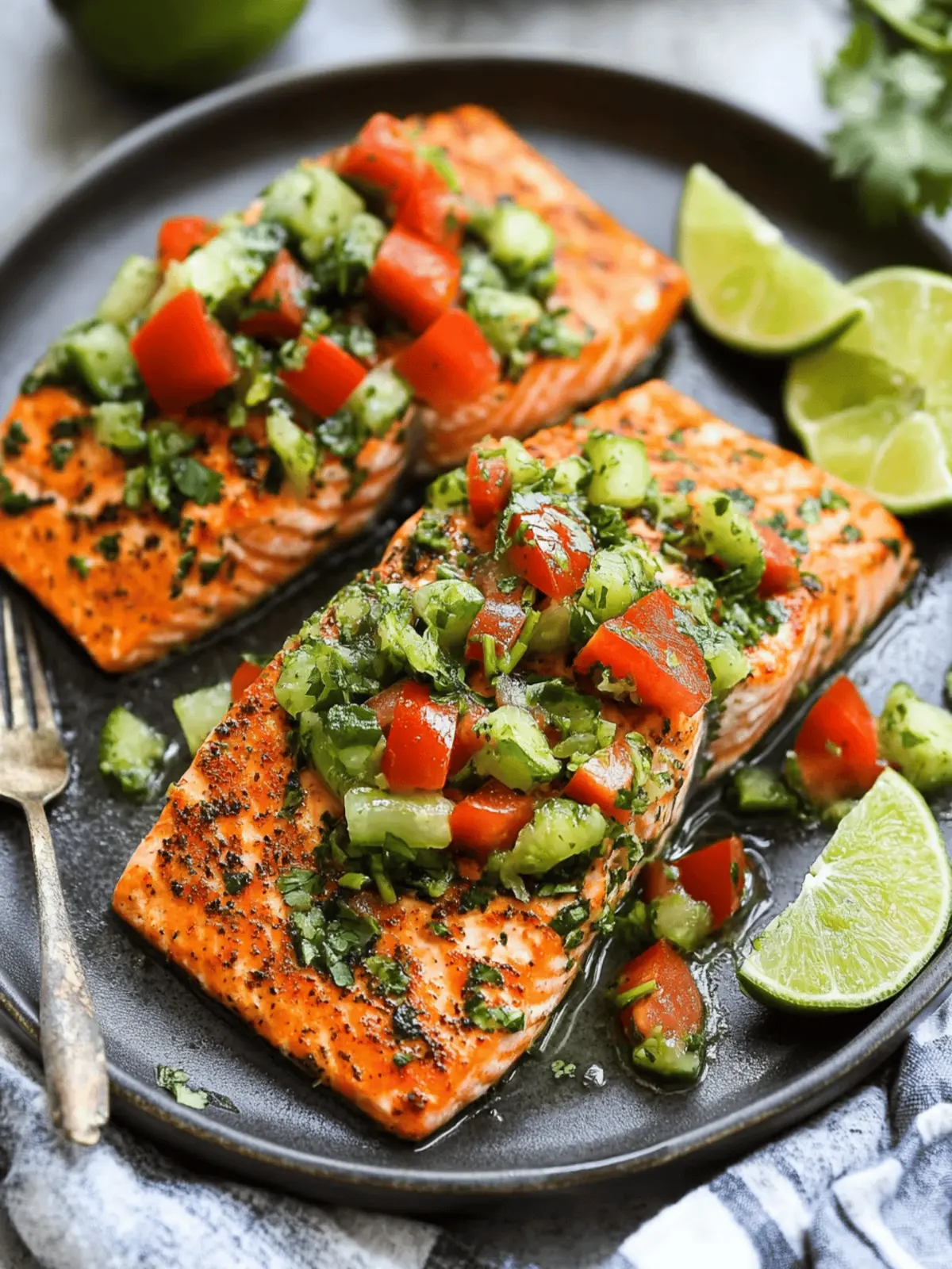 Baked Cilantro Lime Salmon: Your New Go-To Healthy Dinner 4 Baked Cilantro Lime Salmon